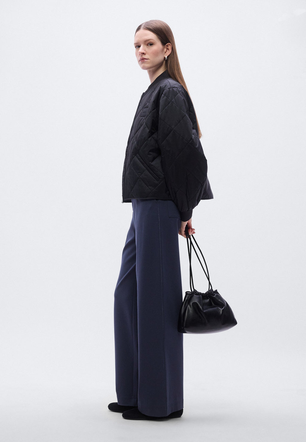 LIGHTWEIGHT QUILTED  - Light jacket - black