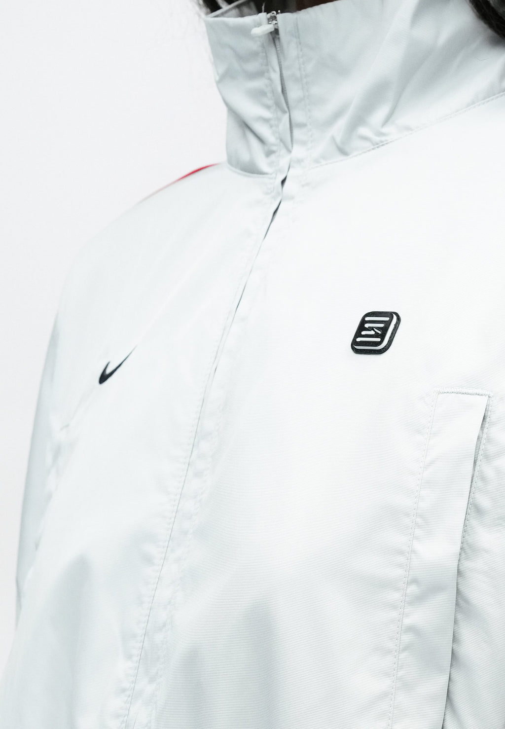 SHOX - Light jacket - grey fog/white/university red