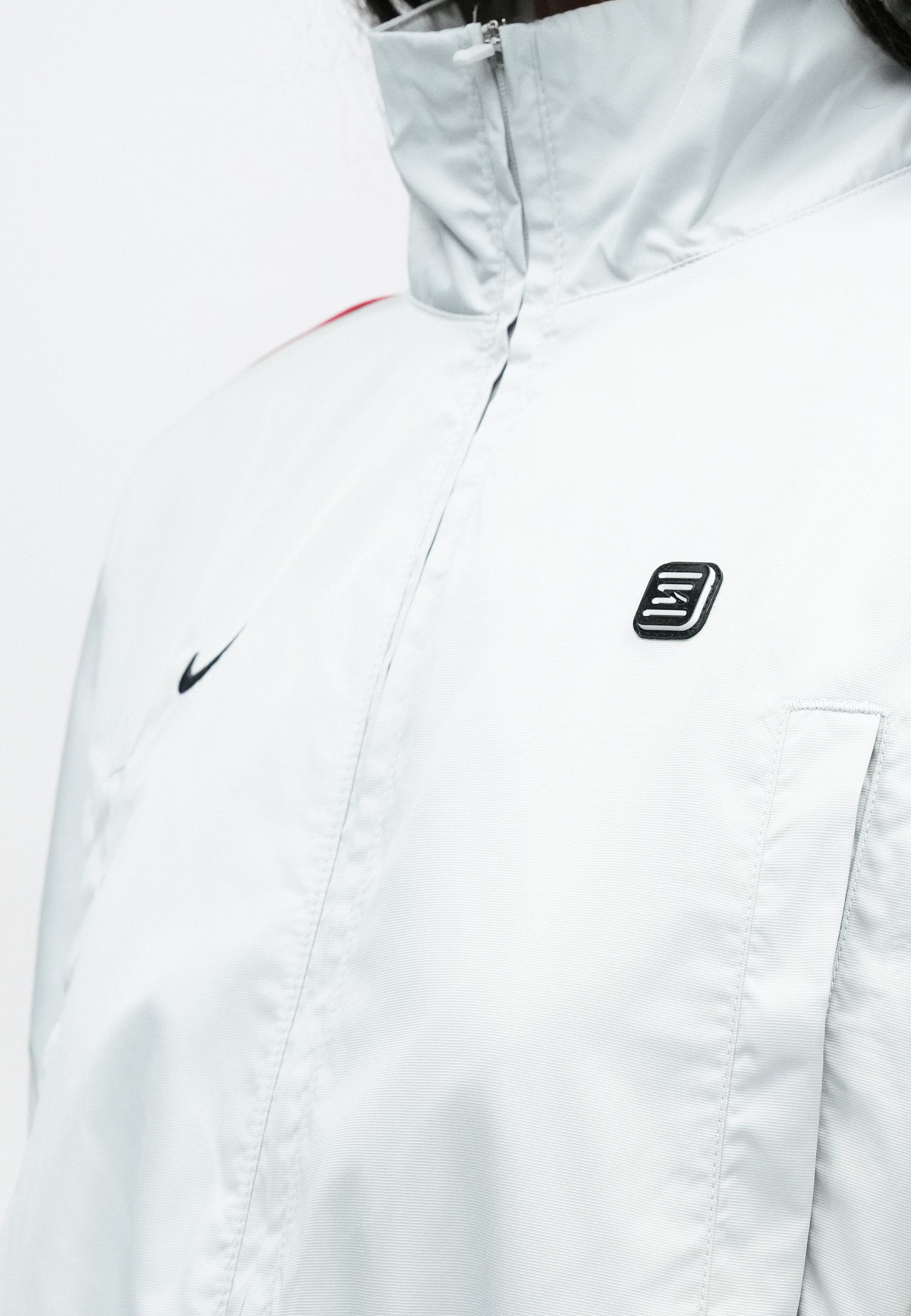 SHOX - Light jacket - grey fog/white/university red
