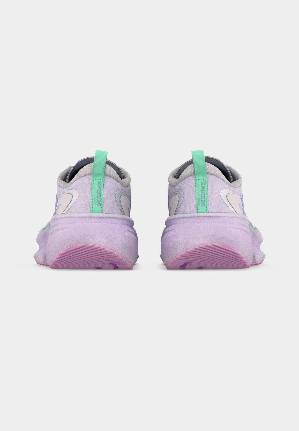 SUPERNOVA GLIDE W - Road running shoes - dash grey/glow purple/pulse mint