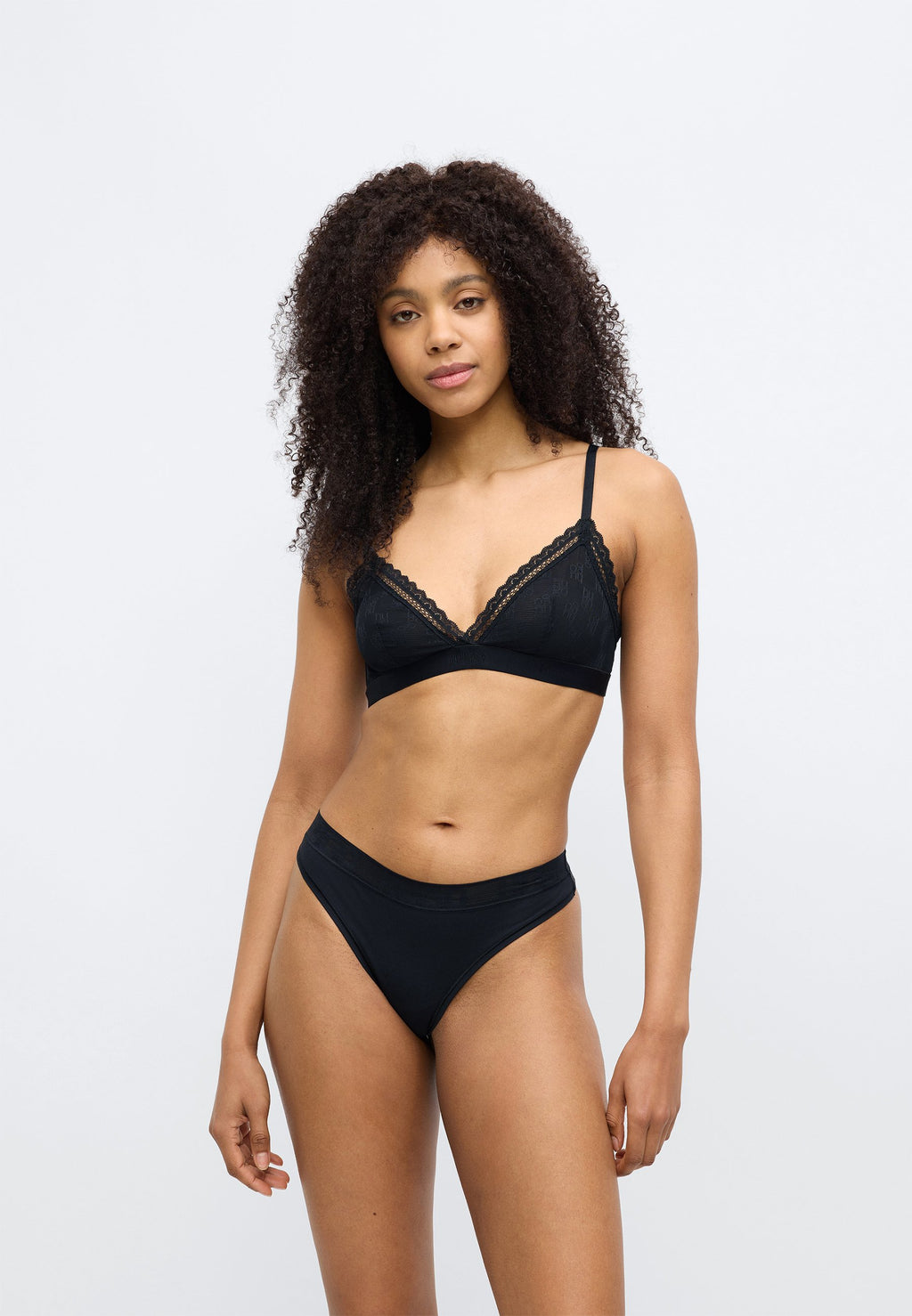 LOGO THONG - Thong - black