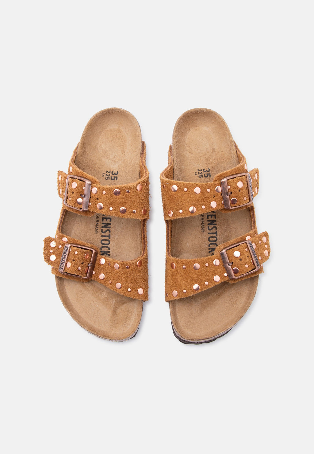 ARIZONA RIVET LEVE MINKS NARROW - Sandals - brown