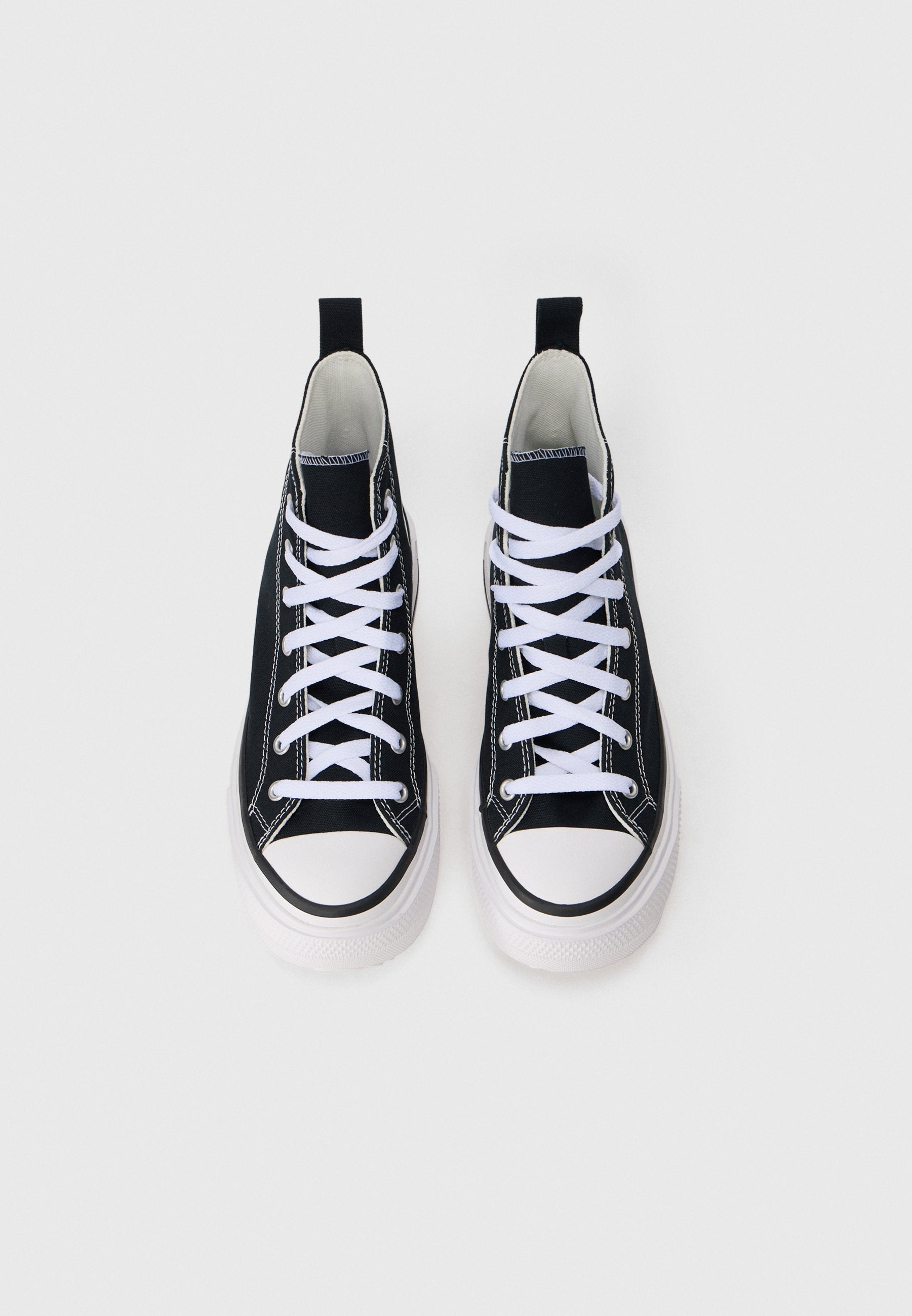 CHUCK TAYLOR ALL STAR LIFT DOUBLE STACK UNISEX - High-top trainers - black/white/egret