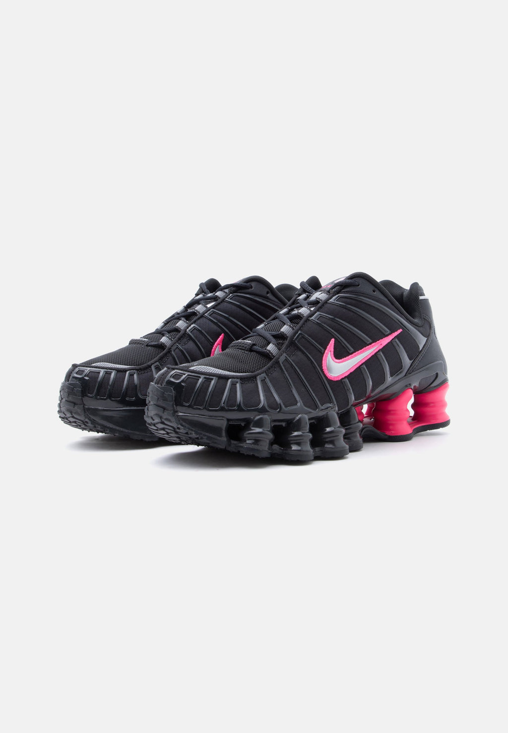 SHOX TL ICE - Spor Ayakkabı - off noir/metalik gümüş rengi/hyper pembe