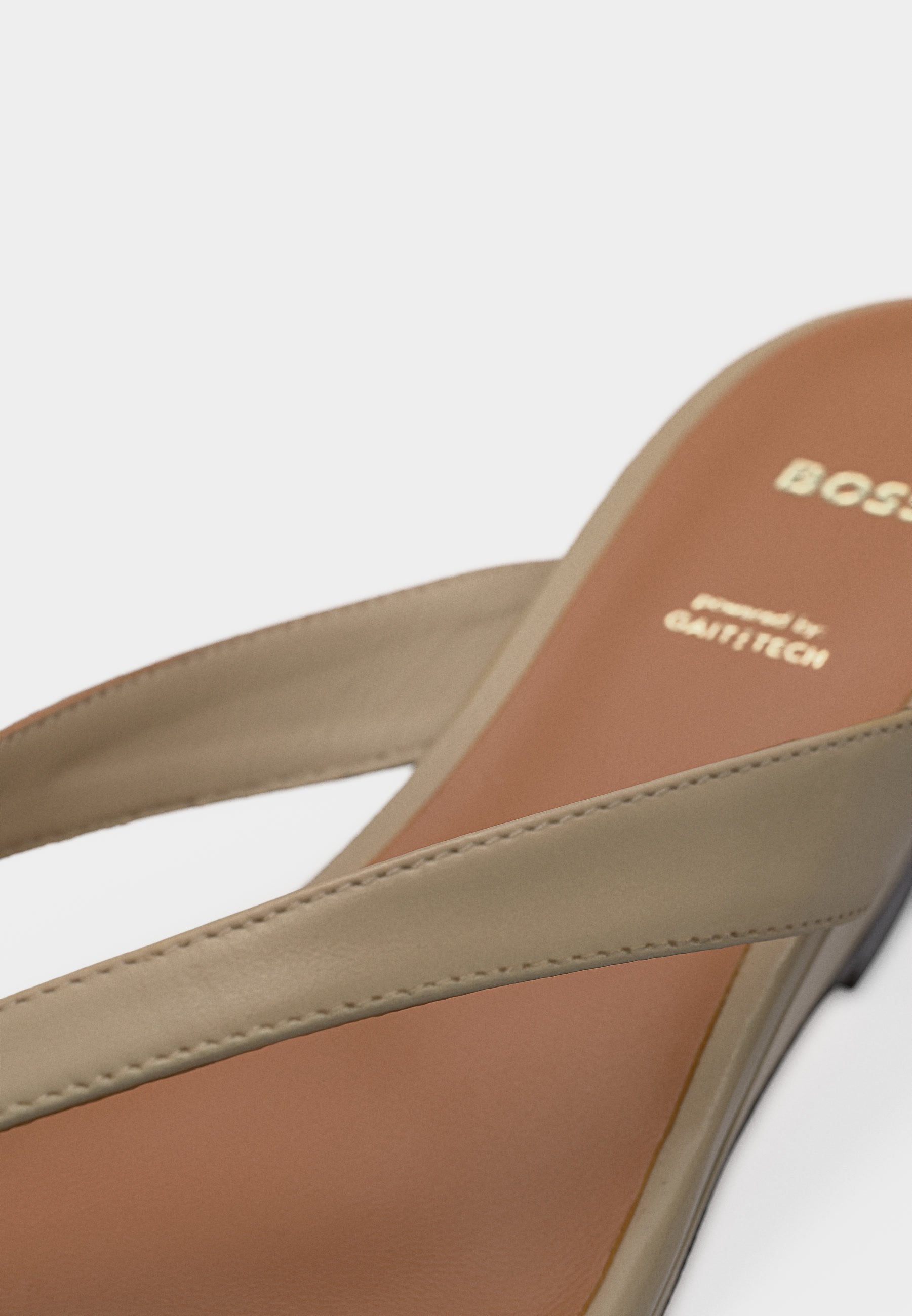 CHARLIZE - T-bar sandals - light beige