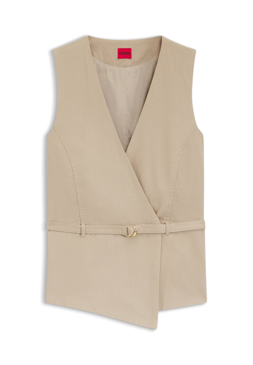 AHELLA - Waistcoat - light pastel brown