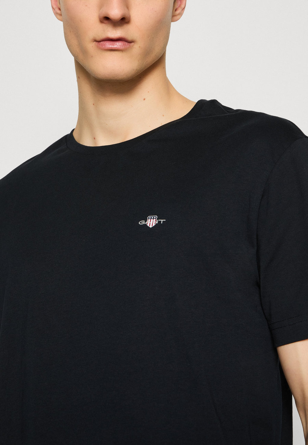 PRINTED ARCHIVE SHIELD - Basic T-shirt - black