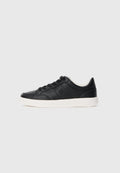 TH MONOGRAM LEATHER COURT TRAINERS - Trainers - black