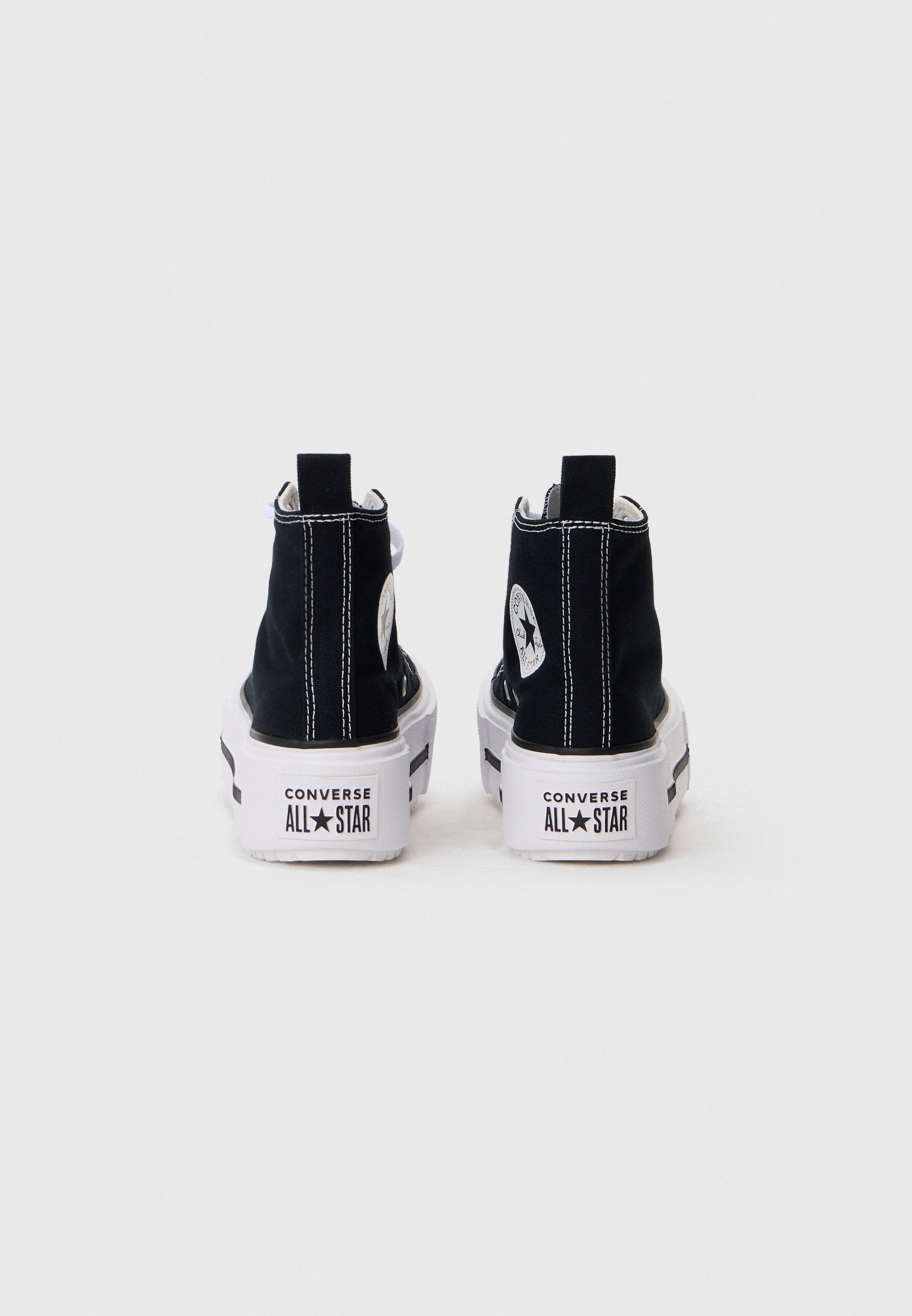 CHUCK TAYLOR ALL STAR LIFT DOUBLE STACK - Uzun bilekli spor ayakkabı - siyah/beyaz/bej