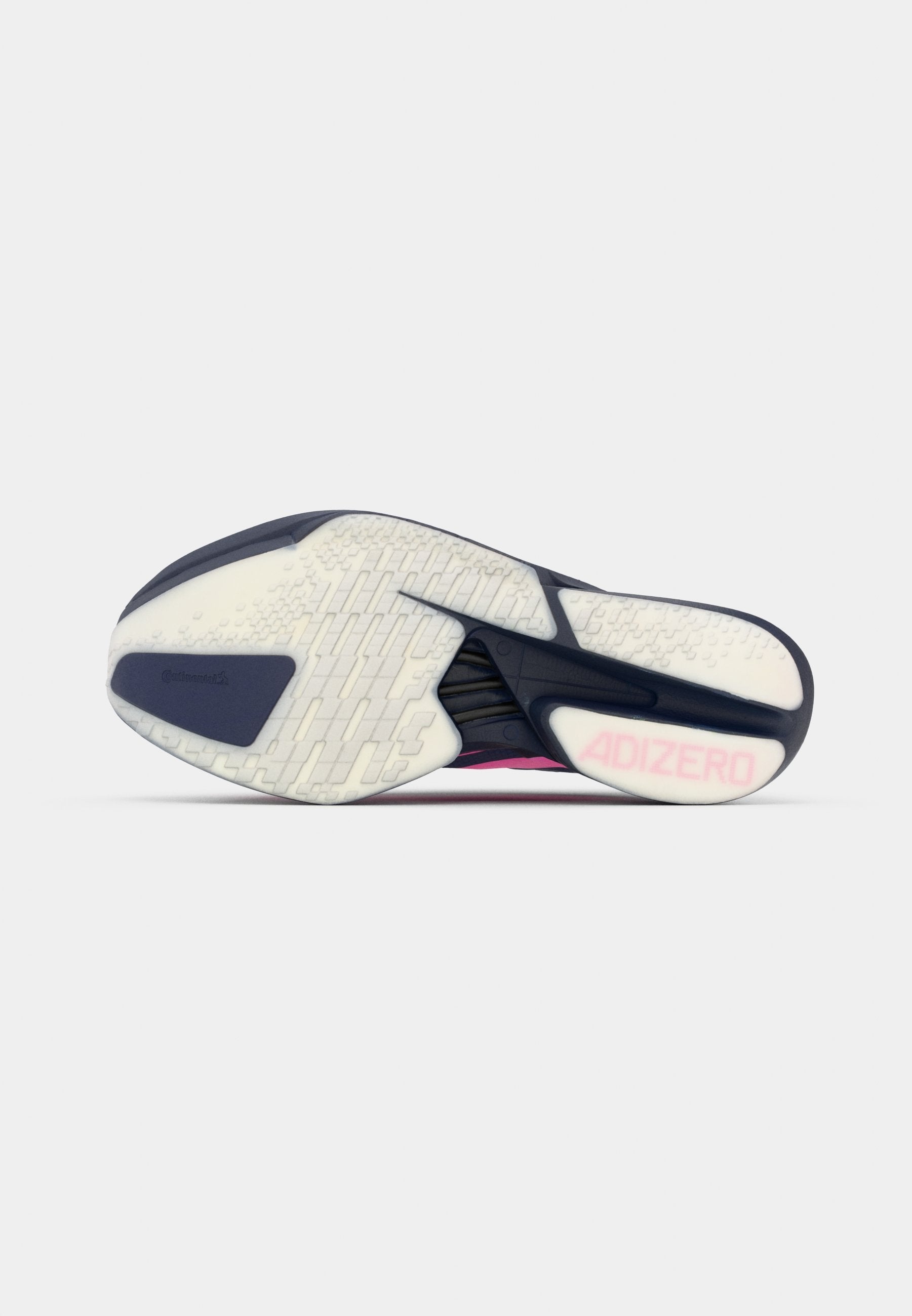 ADIZERO ADIOS PRO 4 - Road running shoes - dark blue/shock pink/dash grey