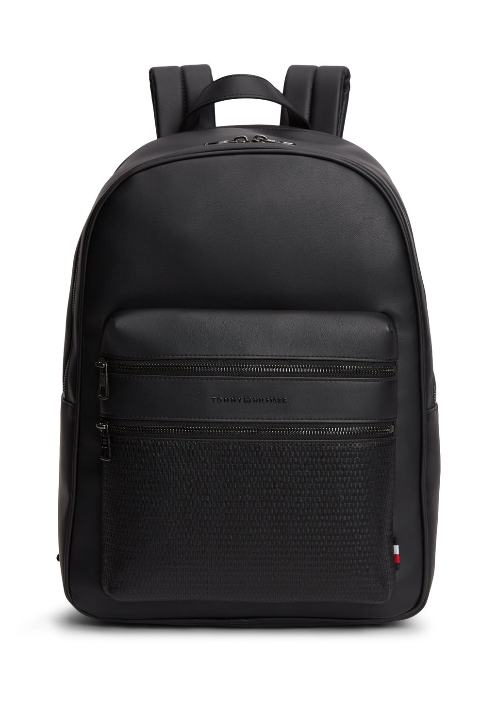 WOVEN POCKET DOME BACKPACK - Rucksack - black