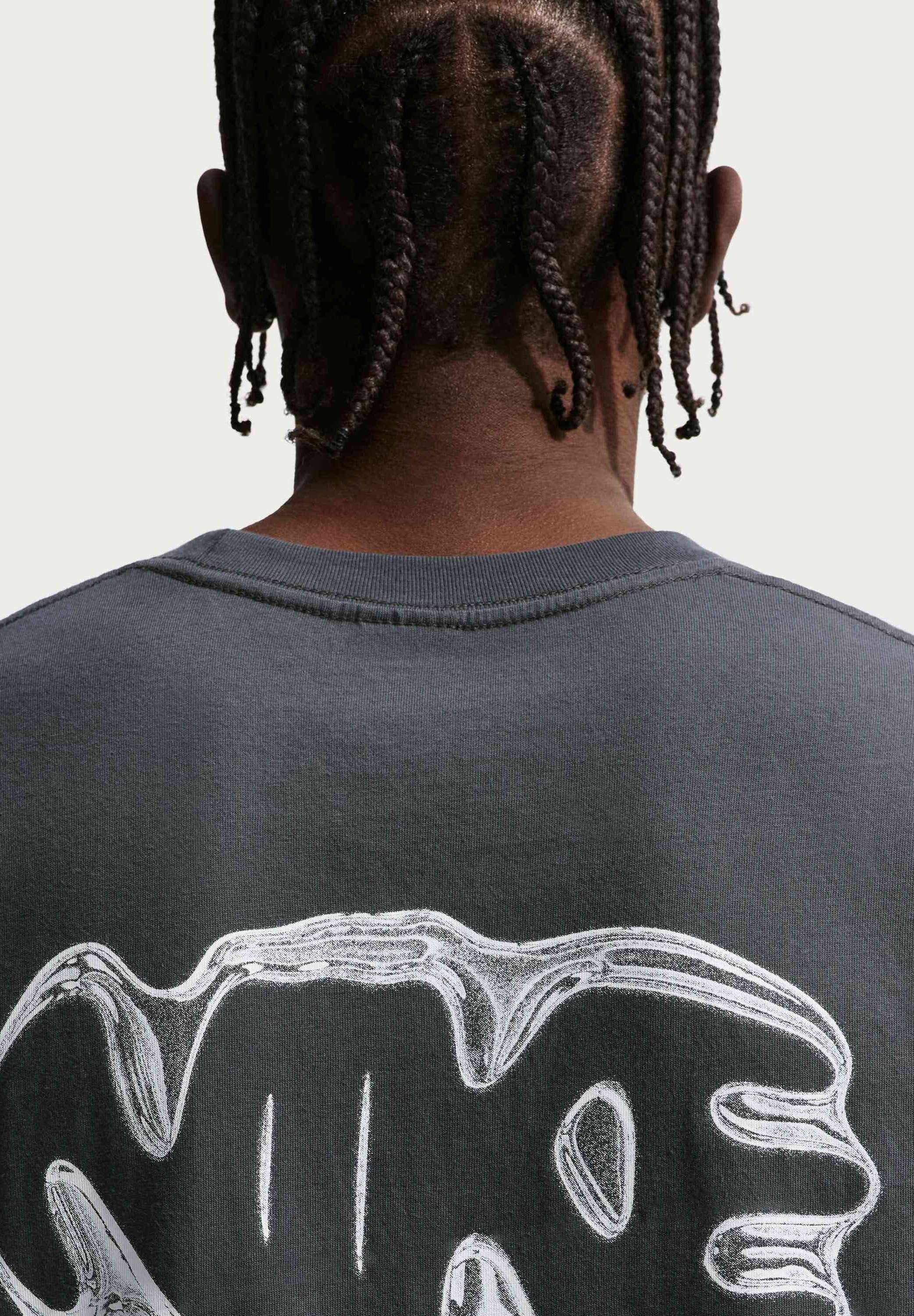 TEE - Print T-shirt - anthracite