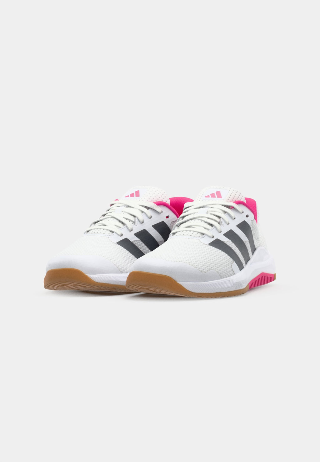 DS BASE - Training shoe - footwear white/grey five/shock pink