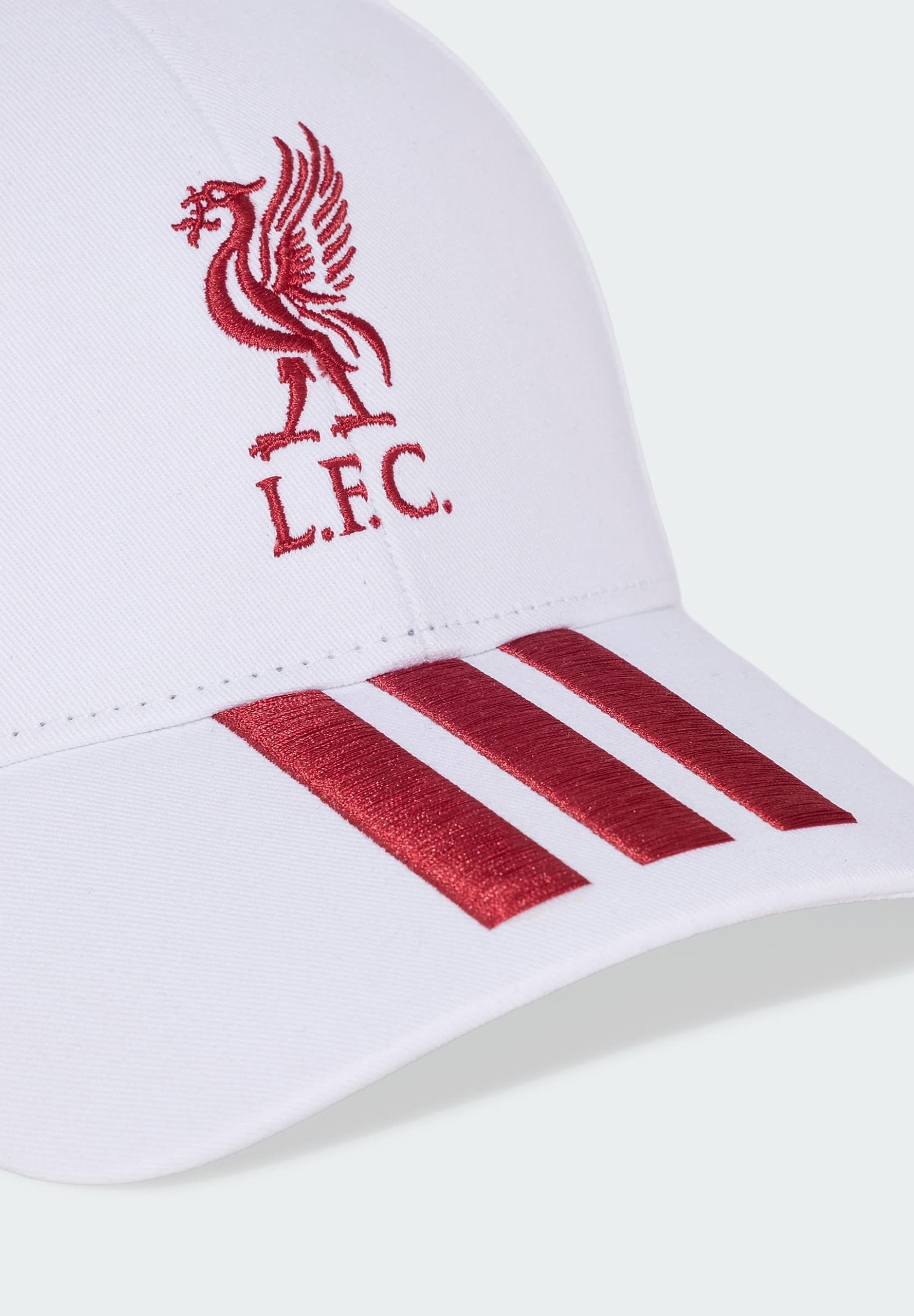 LIVERPOOL FC BASEBALL CAP UNISEX - Club wear - white   active maroon