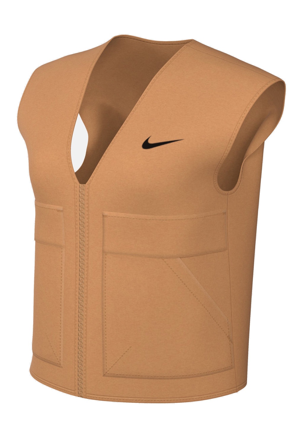 W NSW ESSTL WVN LSE CRGO VEST - Waistcoat - flax