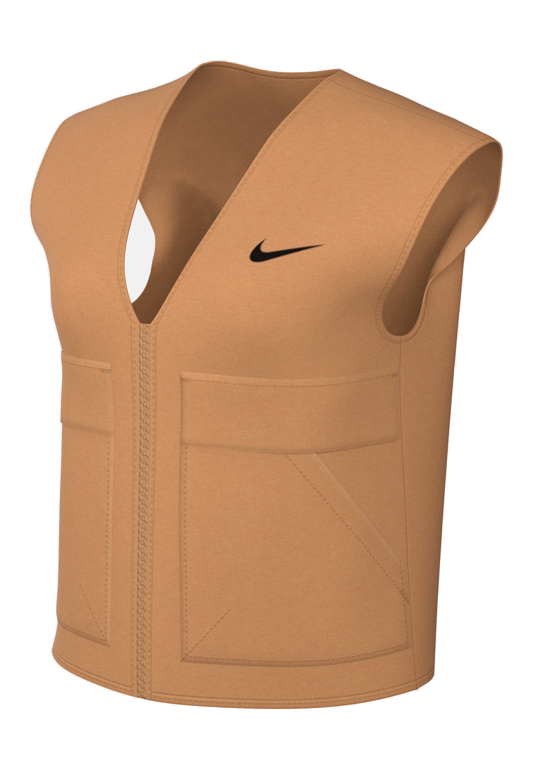 W NSW ESSTL WVN LSE CRGO VEST - Waistcoat - flax
