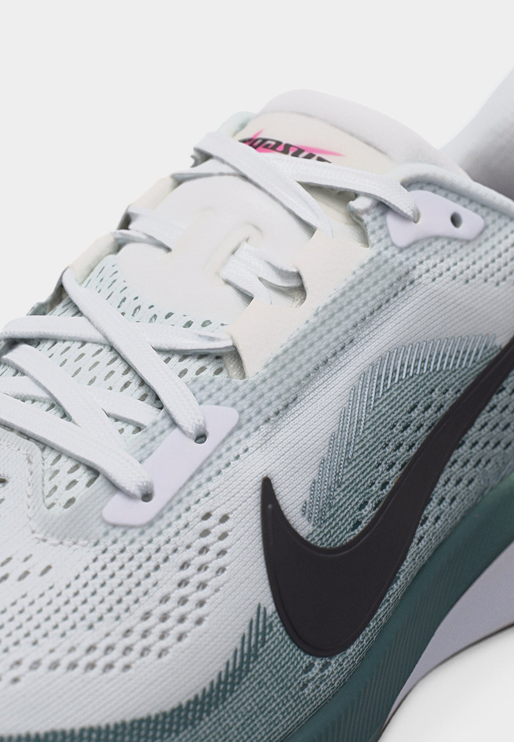 AIR ZOOM PEGASUS  - Road running shoes - white/black/mineral slate/hyper pink