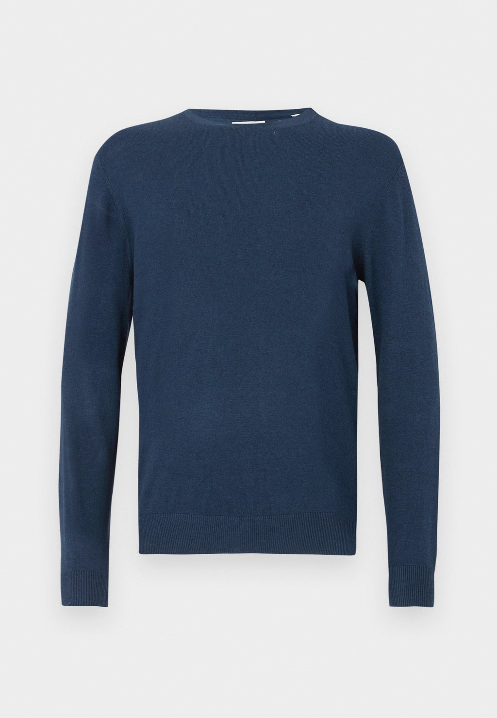 Knitted Plain Knitted - Jumper - dunkelblau
