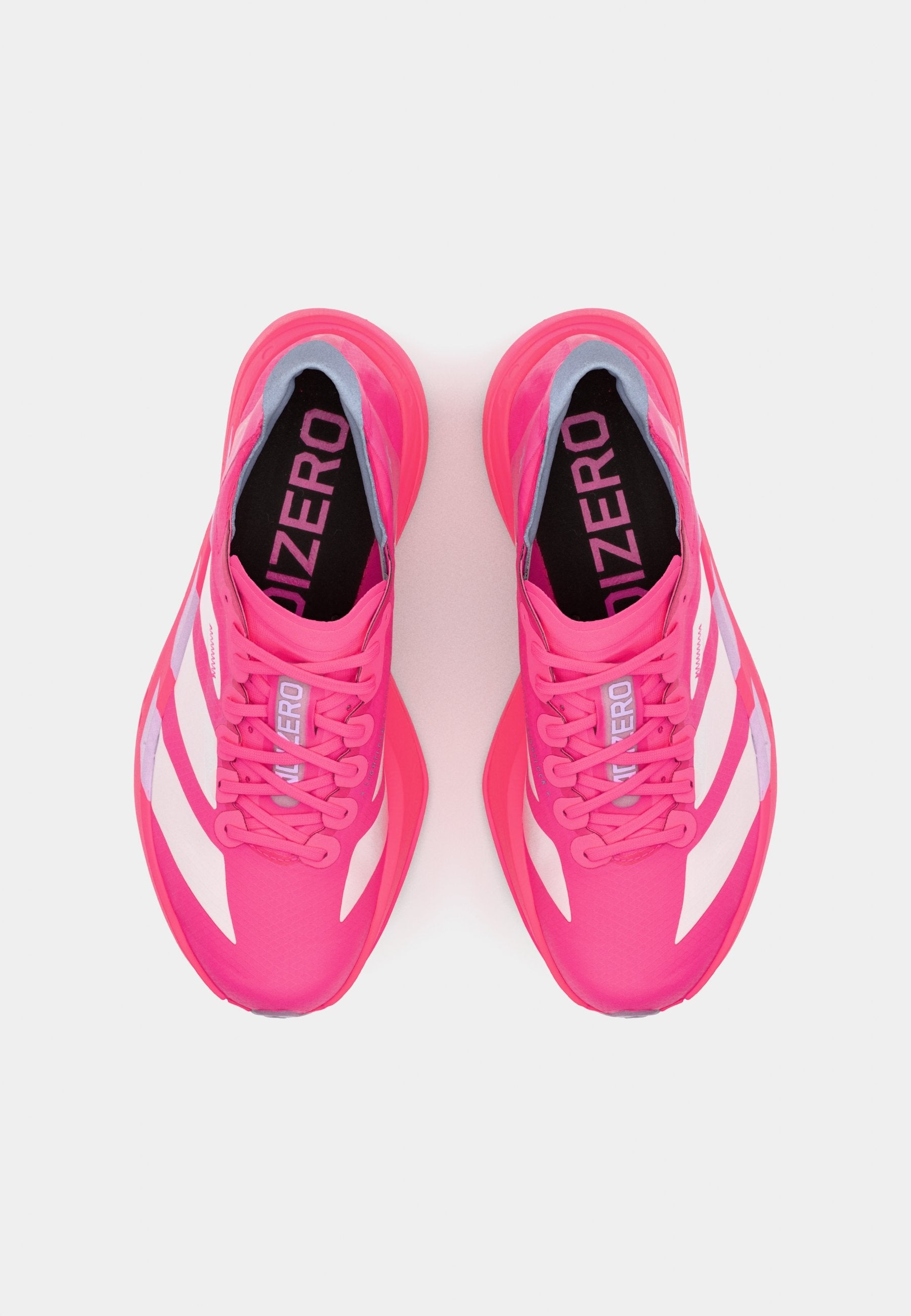 ADIZERO ADIOS PRO 4 - Road running shoes - shock pink metalic aurora plum