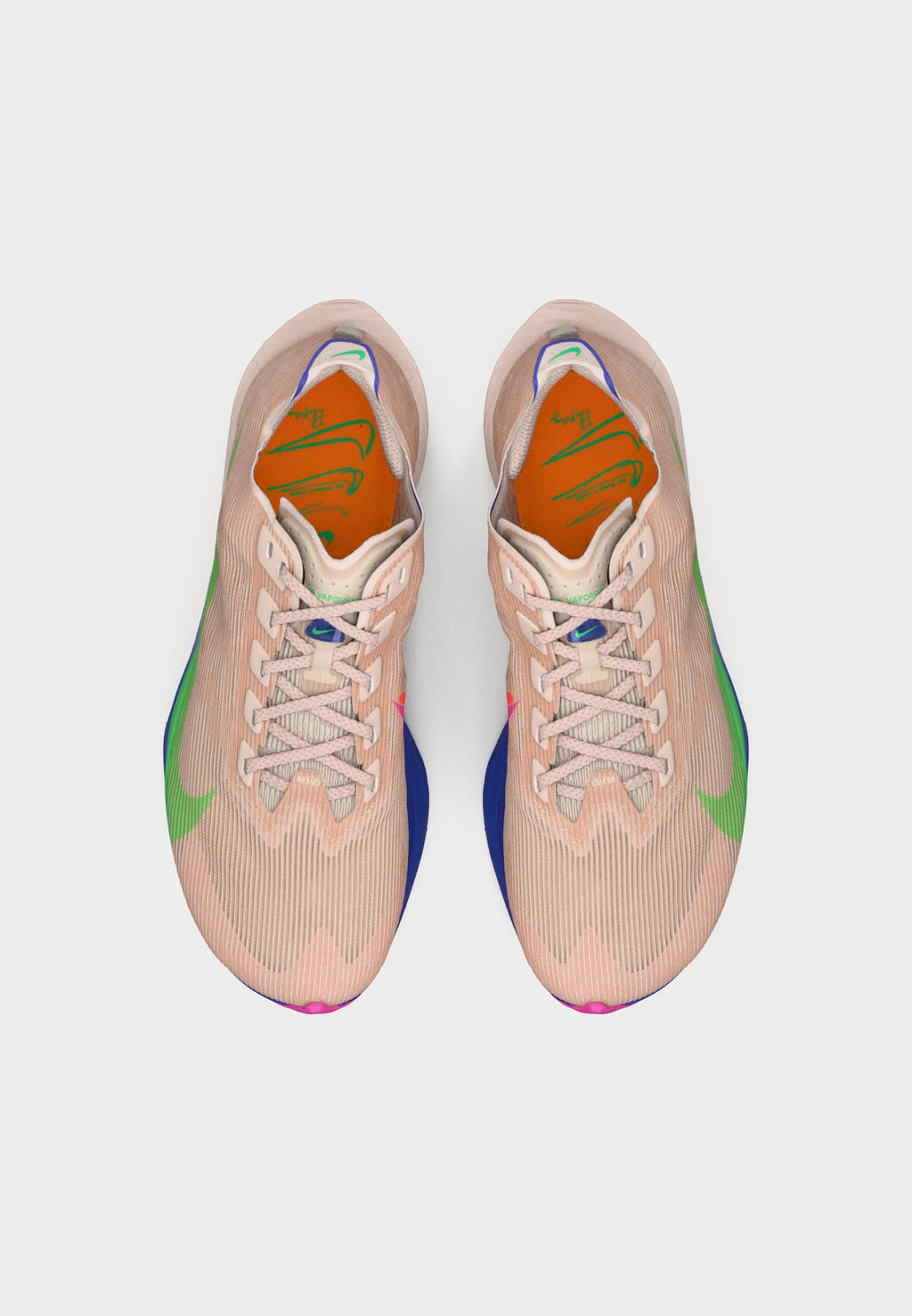 VAPORFLY 4 EK - Chaussures de running sur route - silt red/green shock/fire pink/bright ceramic/persian violet/spruce aura
