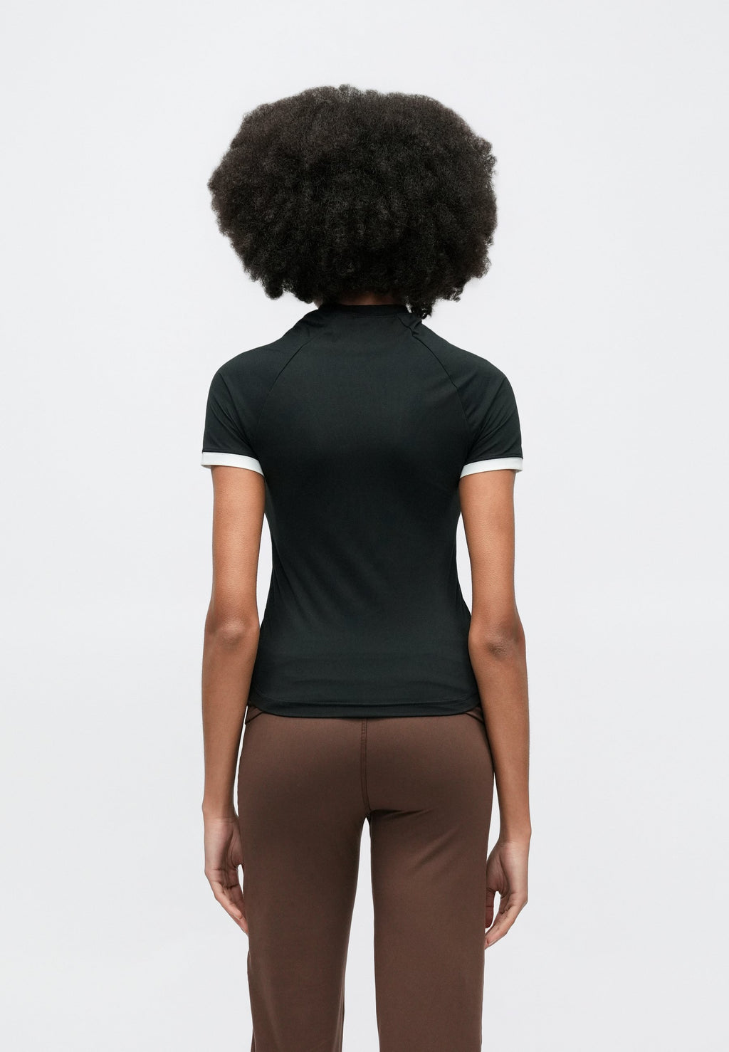 FITTED - Print T-shirt - black