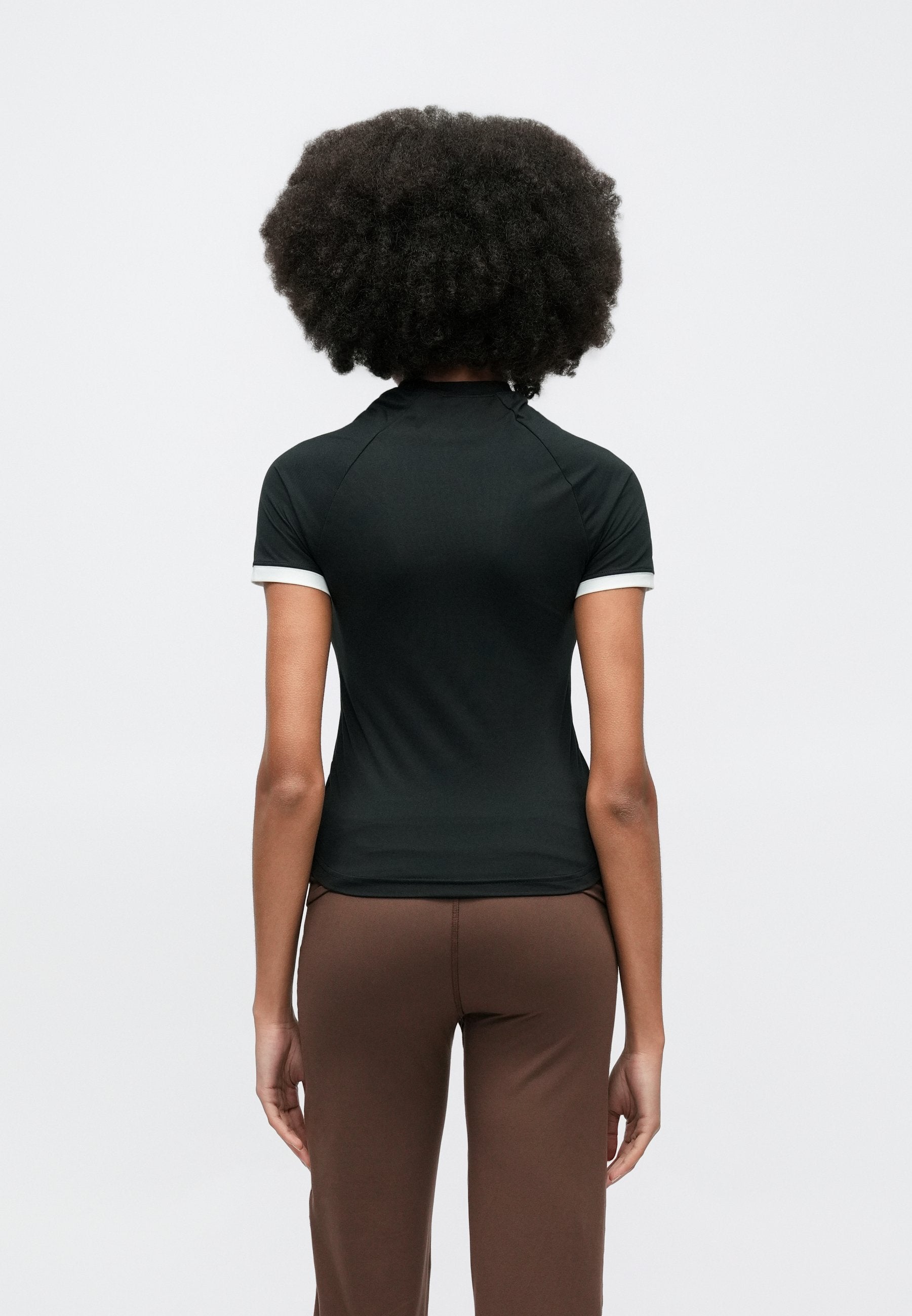 FITTED - Print T-shirt - black