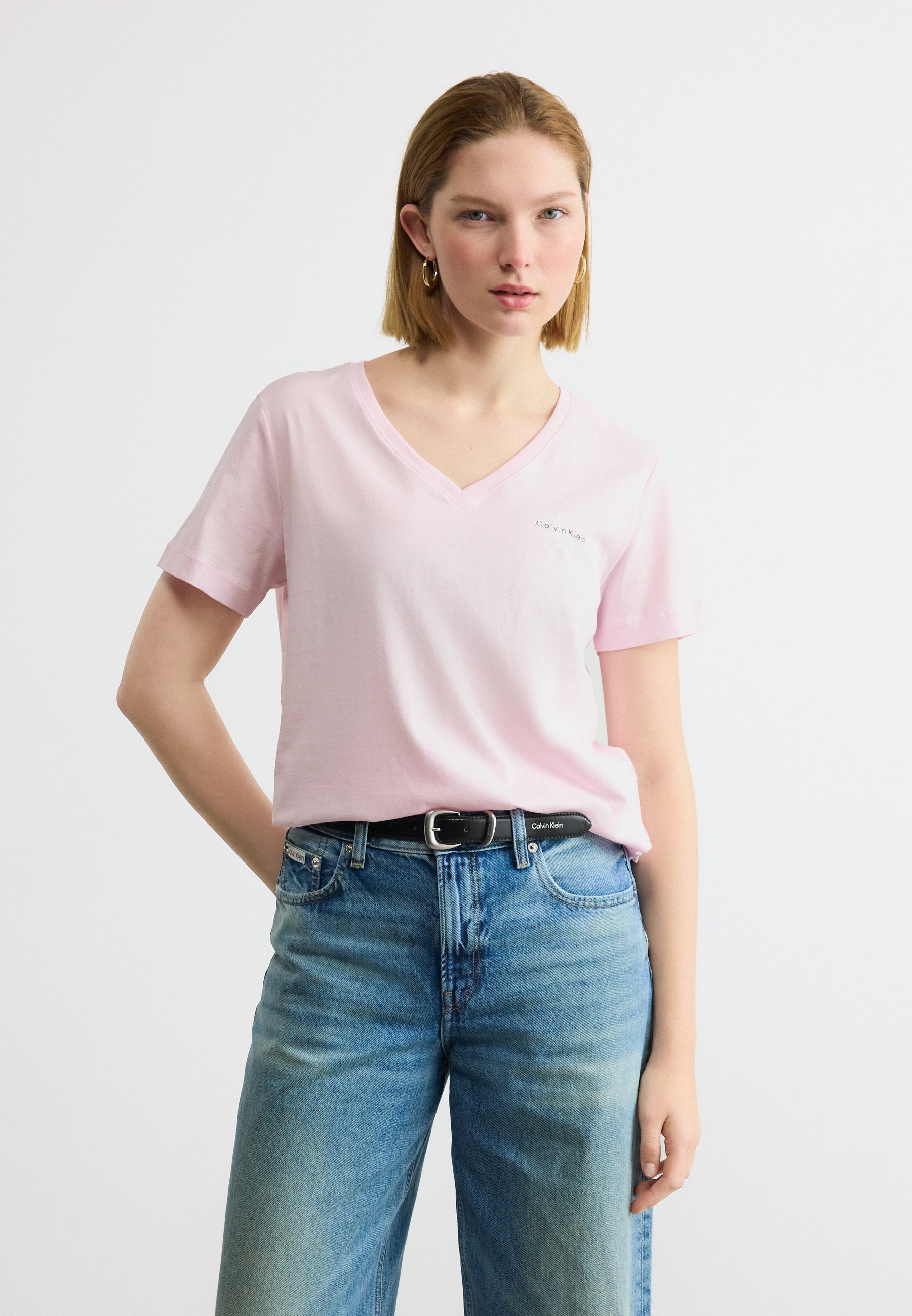 MONOLOGO TEE 2 PACK - Basic T-shirt - cradle pink/black