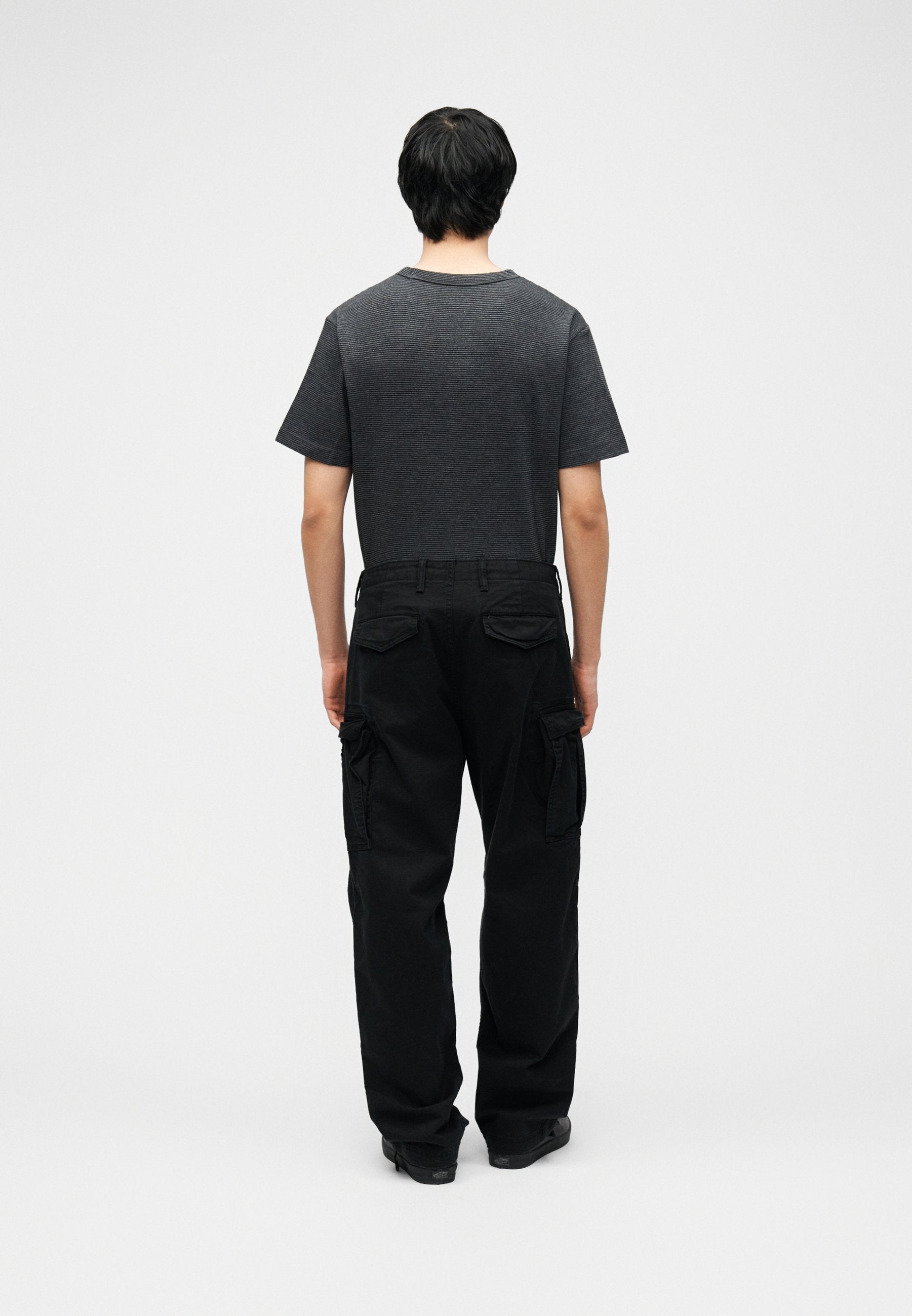 RELAXED FIT  - Cargo trousers - black