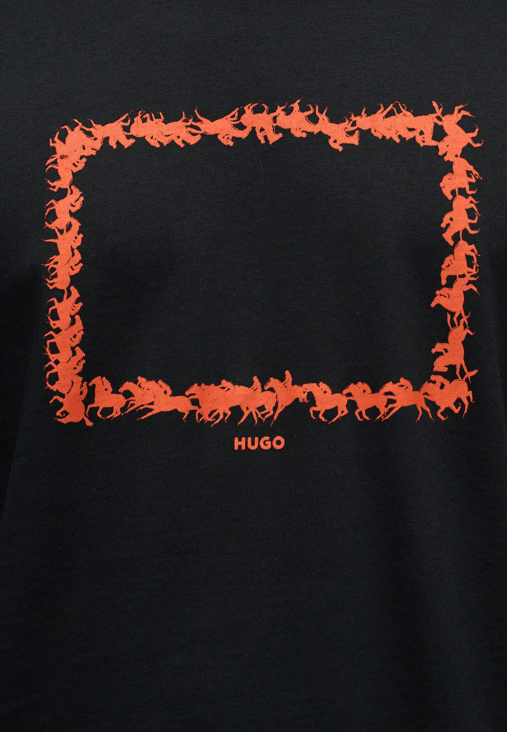 Print T-shirt - black