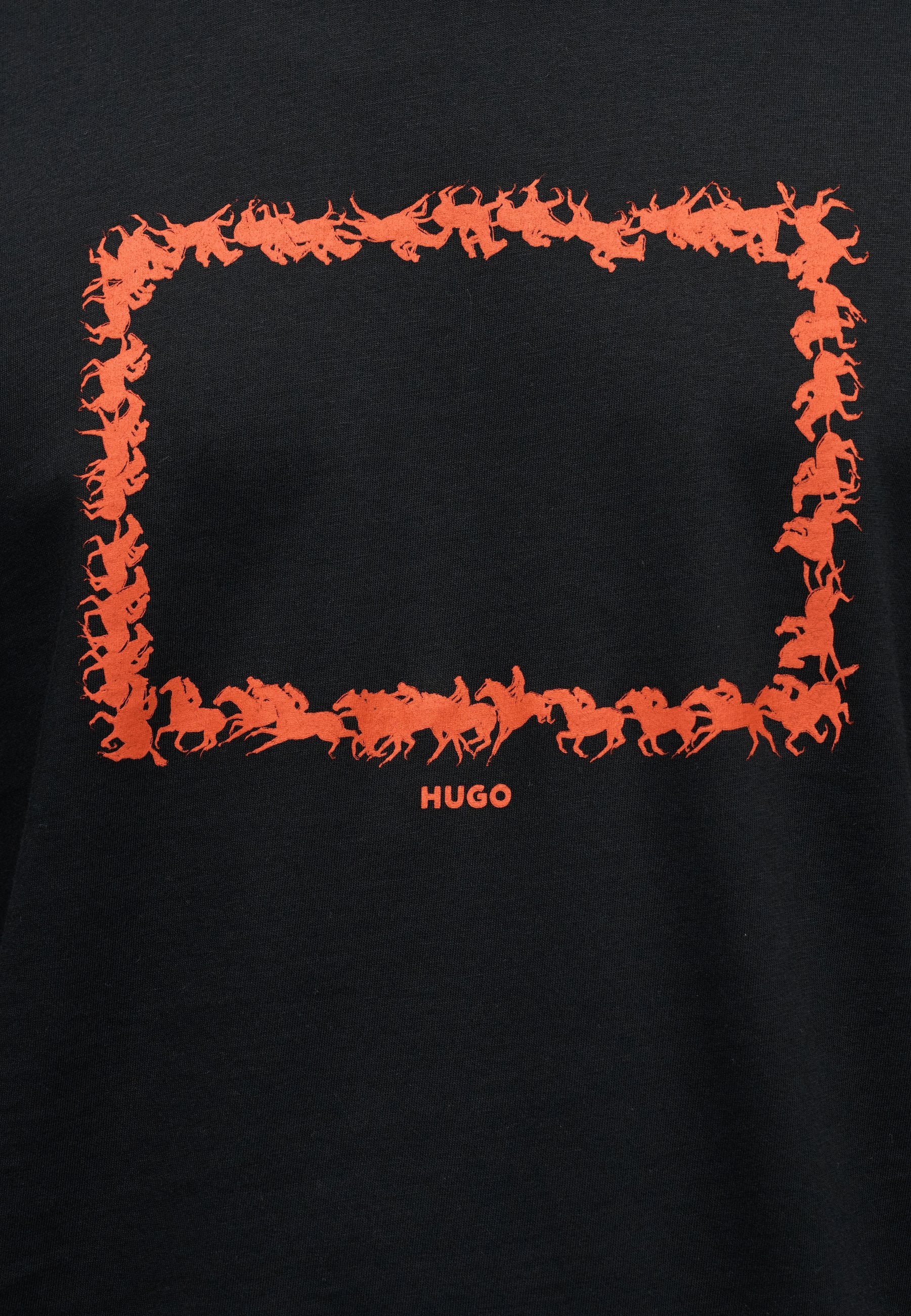 Print T-shirt - black
