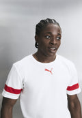 INDIVIDUALRISE UNISEX - Sports T-shirt - white/red