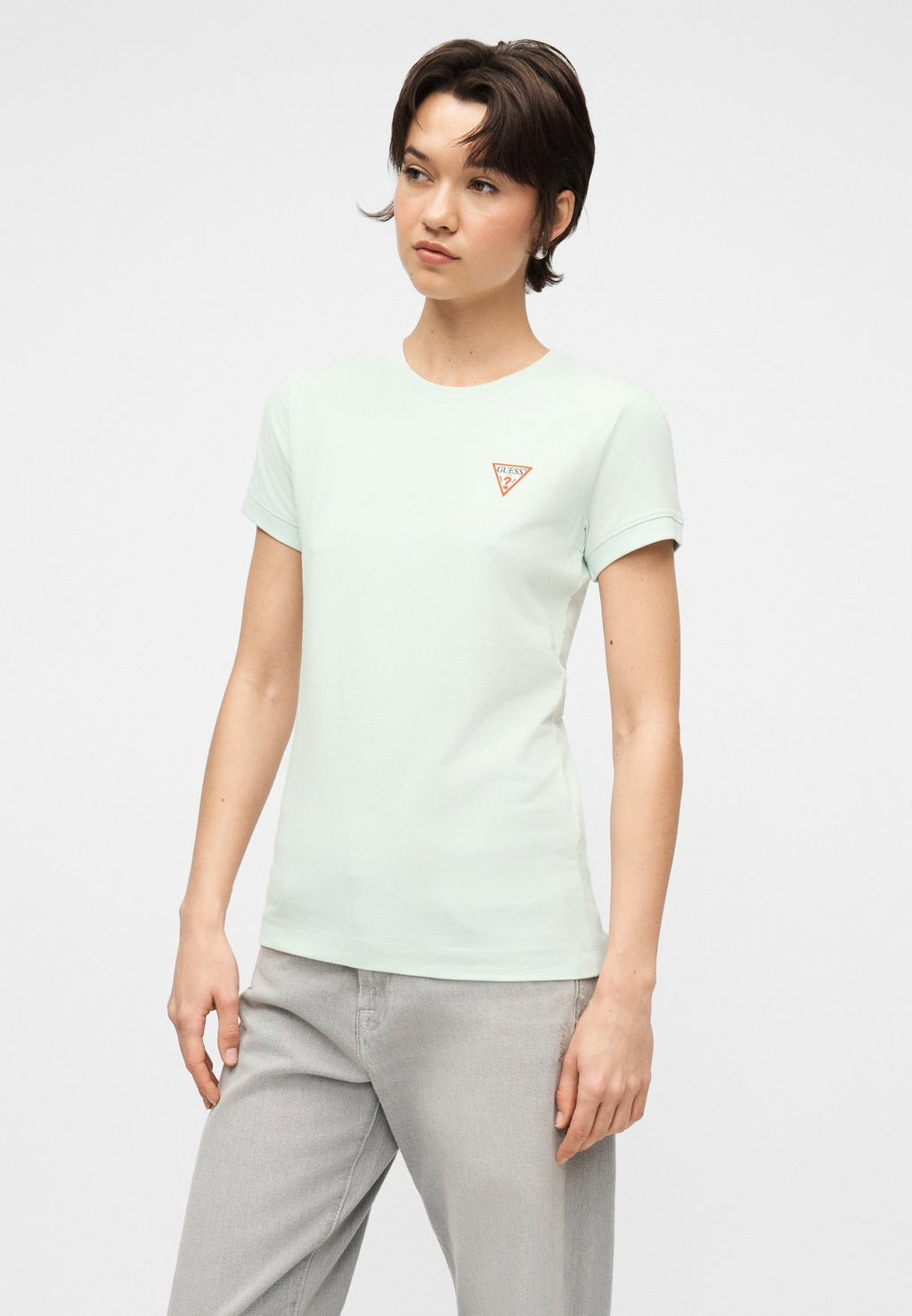 MINI TRIANGLE TEE - Basic T-shirt - misty teal