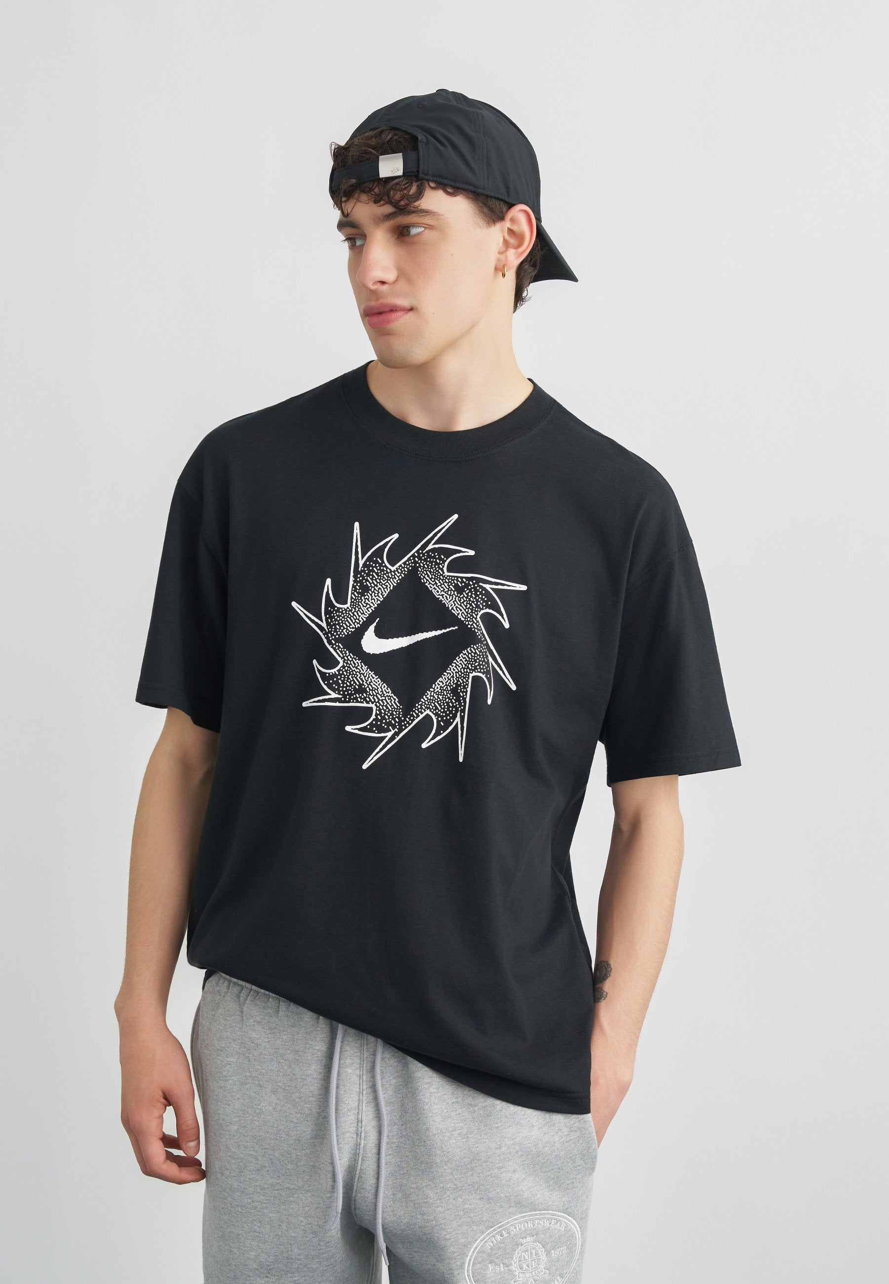 TEE  - Print T-shirt - black