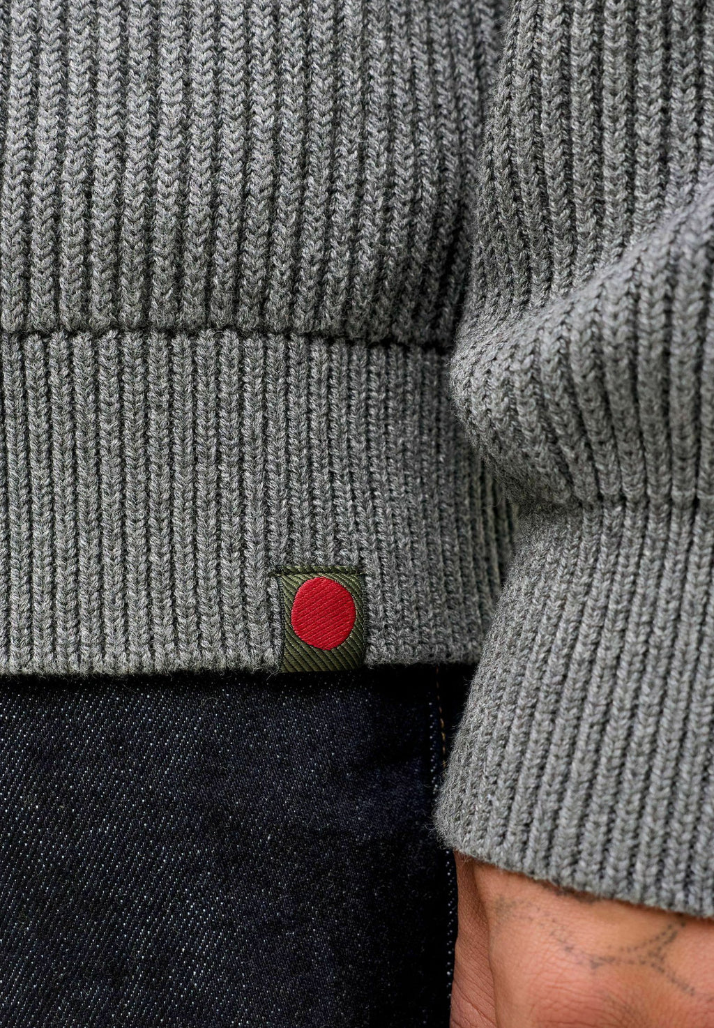 Quarter zip RDD Plain Quarter zip - Jumper - grey melange