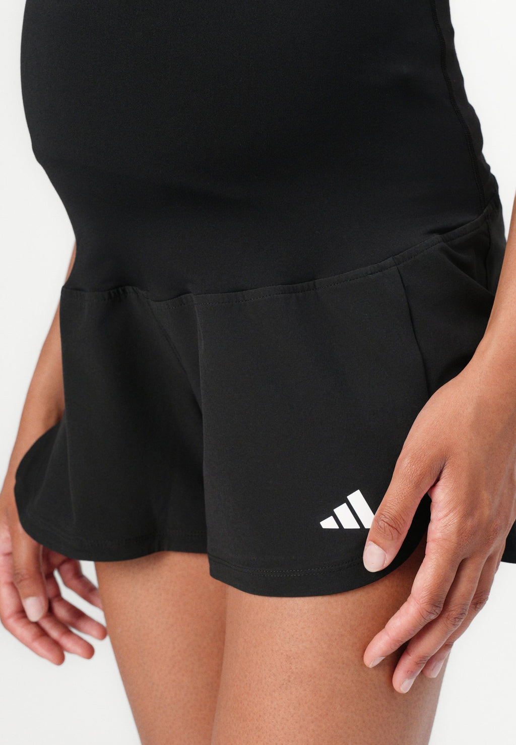 PACER WOVEN STRETCH TRAINING MATERNITY - Sports shorts - black/carbon