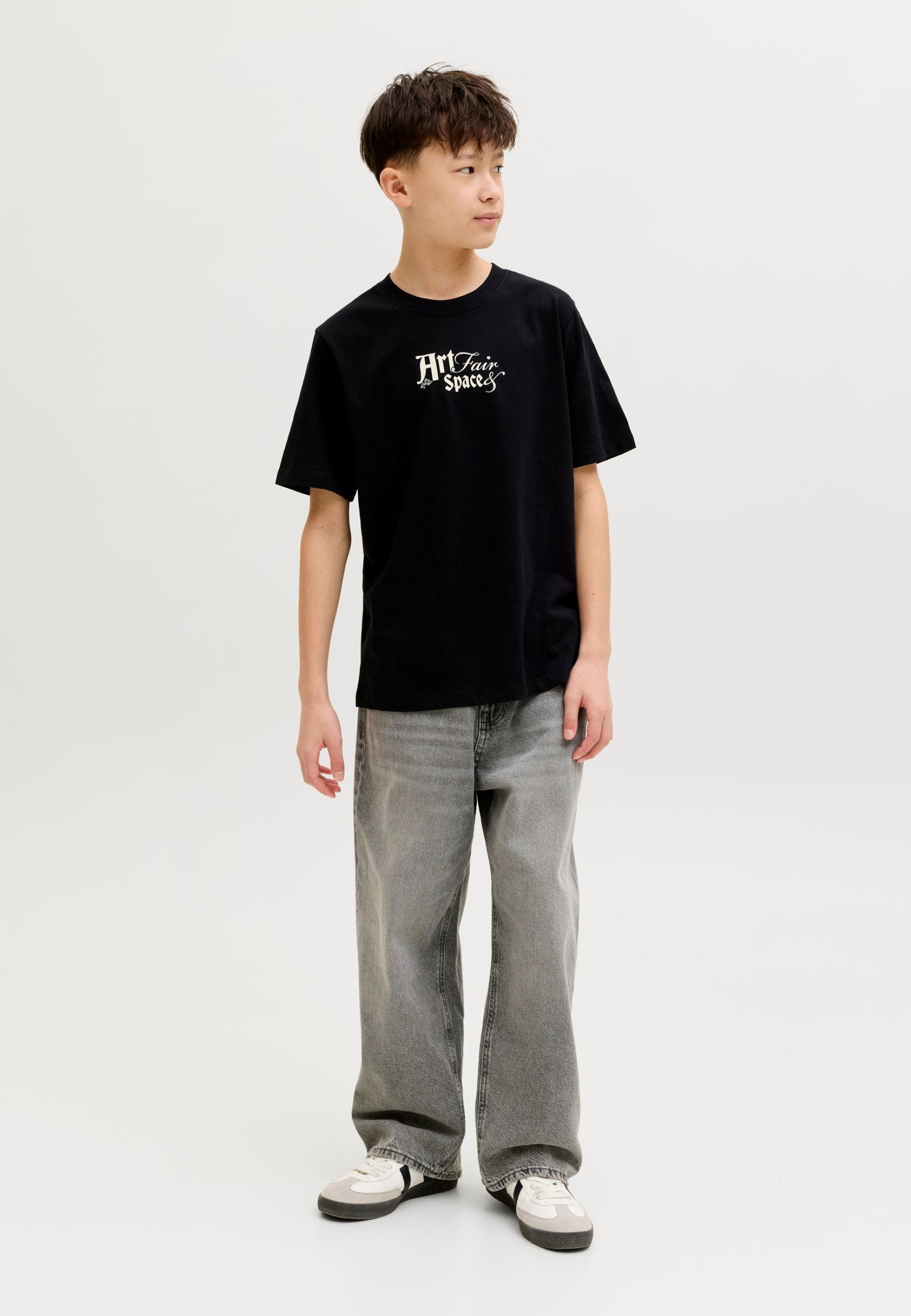 Extra gy fit JJIRON JJORIGINAL SQ 204 NOOS RET JNR Junior - Relaxed fit jeans - grey denim