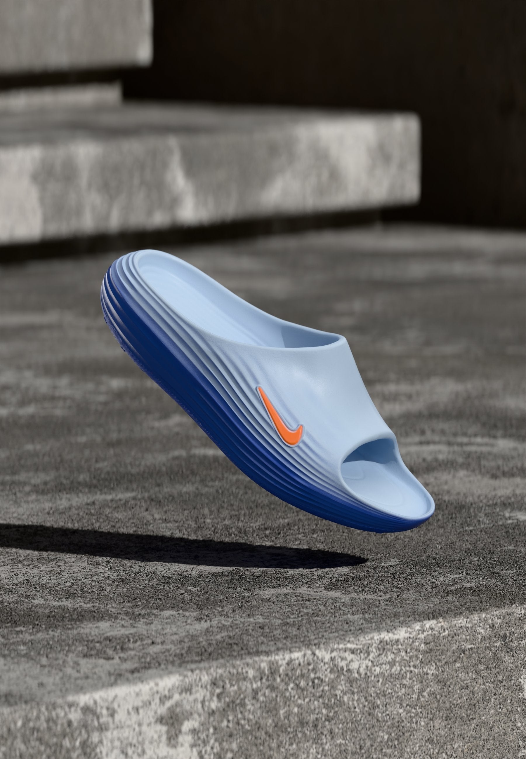 REACTX REJUVEN8 SLIDE UNISEX - Terlik - hydrogen blue/total orange/blue crystal/lapis