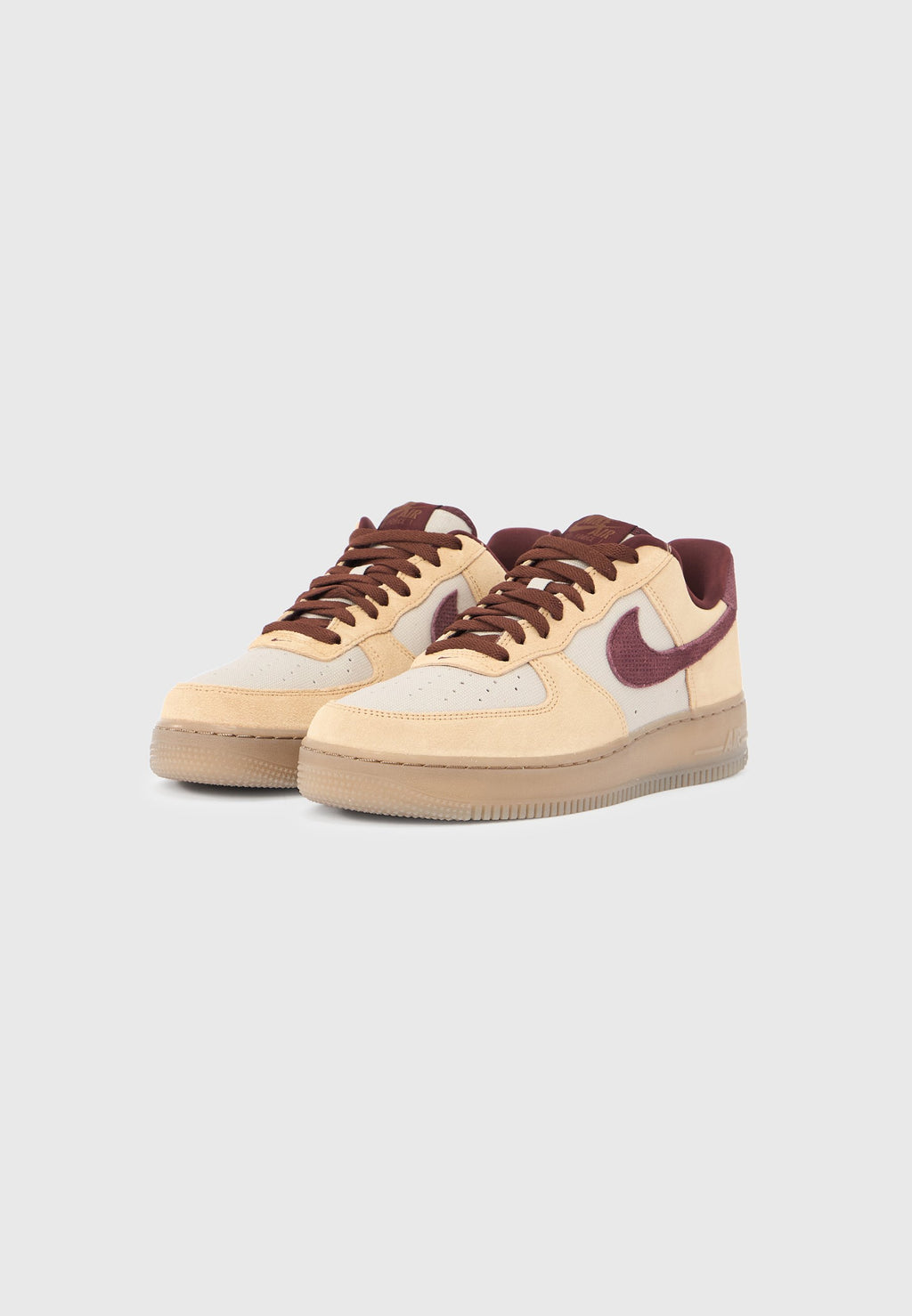 AIR FORCE 1 UNISEX - Trainers - burgundy crush/moon particle/mink brown/chocolate