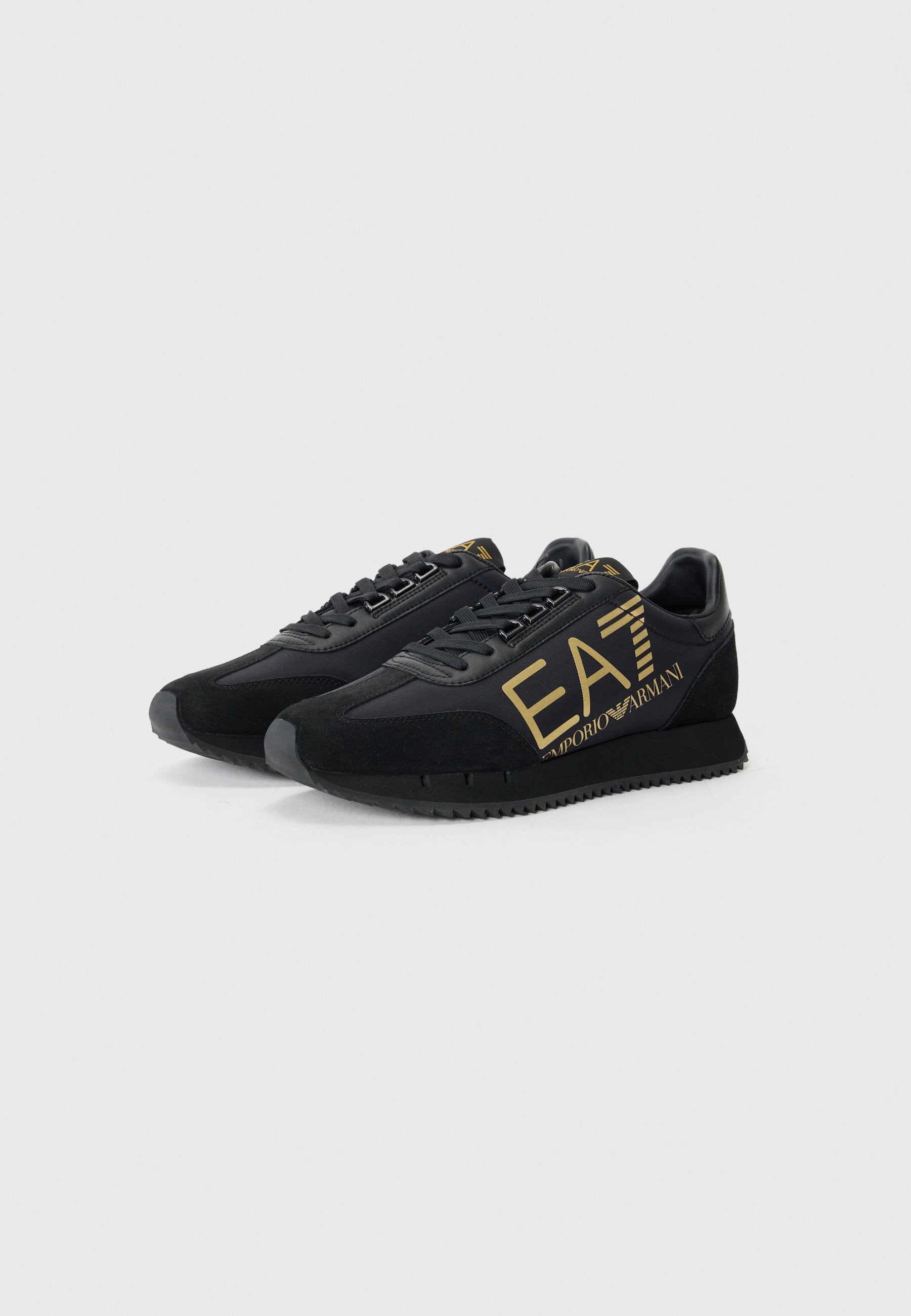 UNISEX - Trainers - triple black/gold-coloured