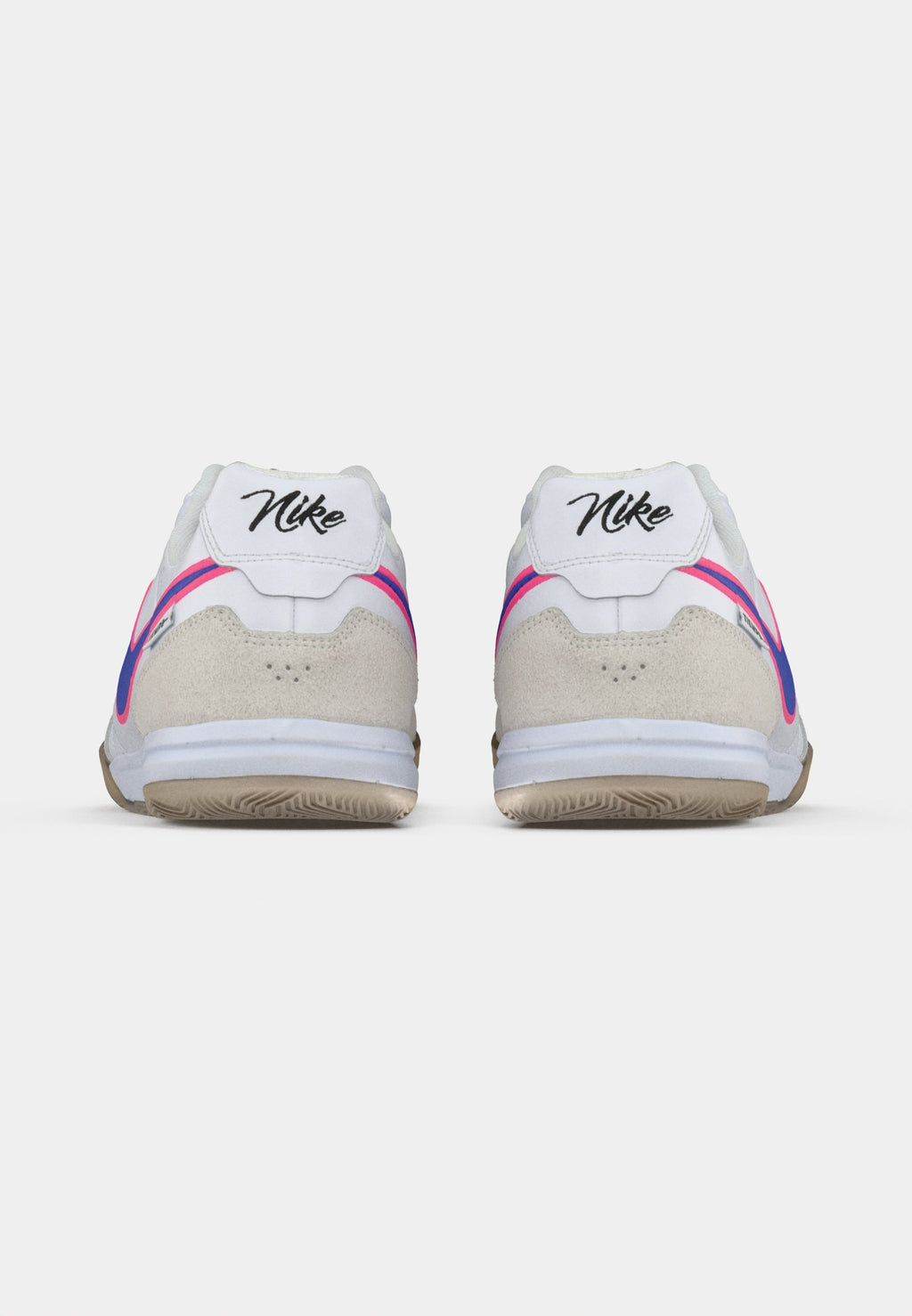 TIEMPO STREETGATO IC UNISEX - Indoor football boots - white/racer blue/pink blast