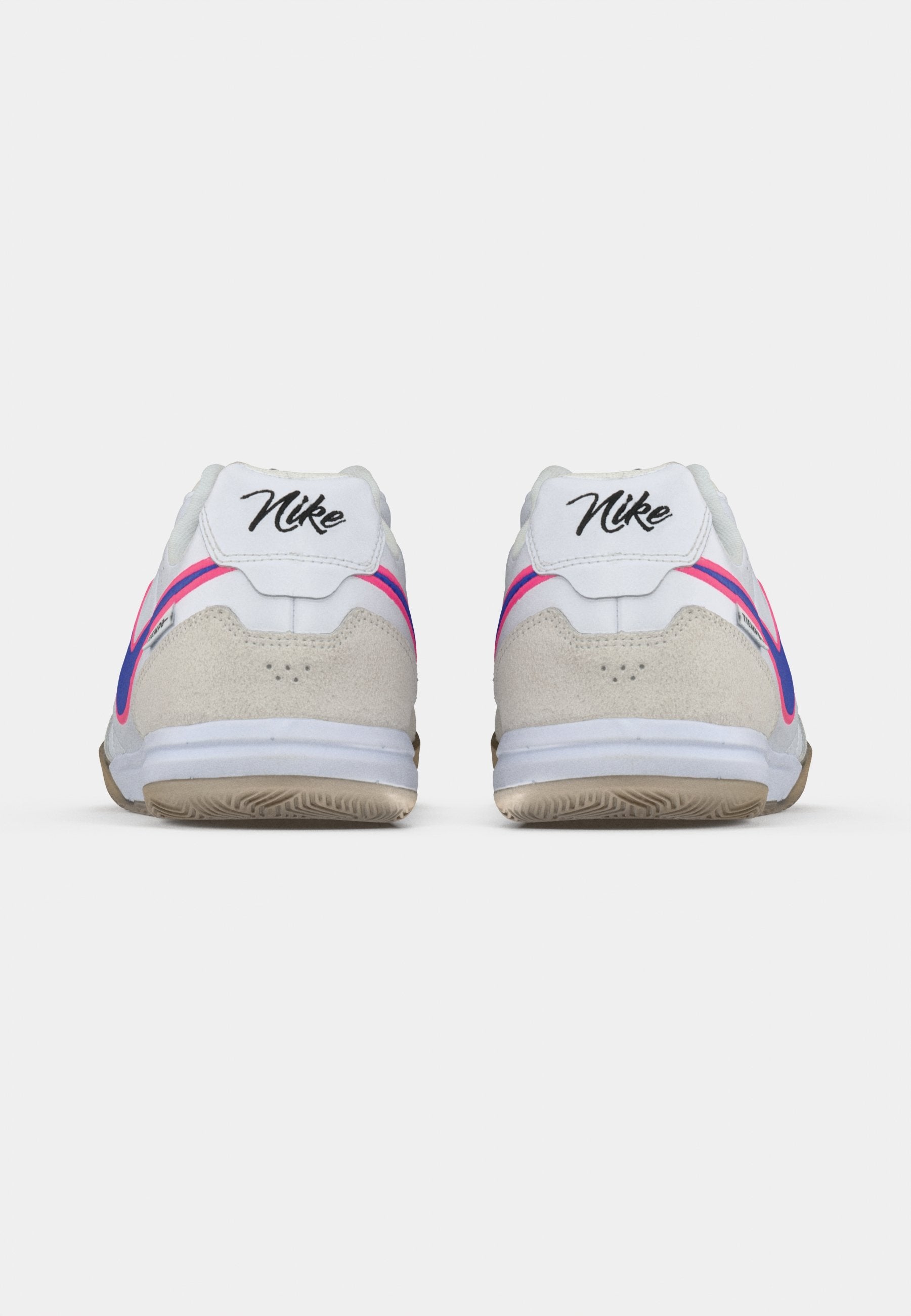 TIEMPO STREETGATO IC UNISEX - Indoor football boots - white/racer blue/pink blast