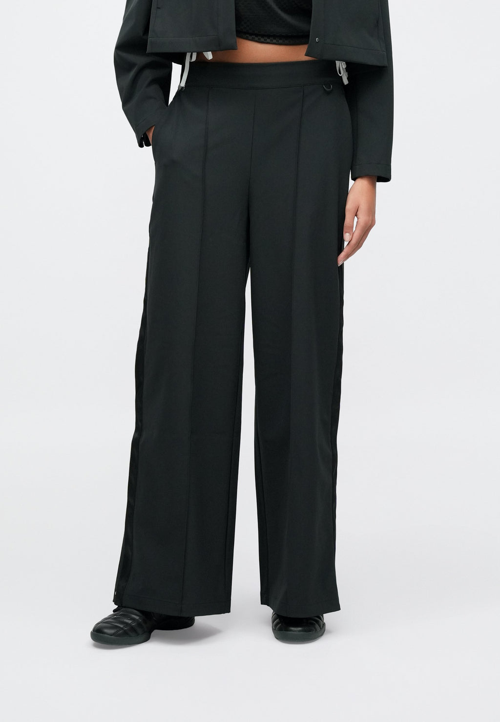 TEARAWAY - Trousers - black/smoke grey