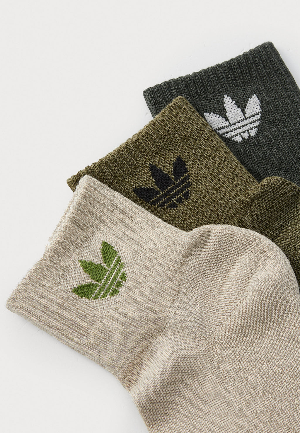 1/4 3PACK - Socks - medium dark khaki/wonder beige/legend earth