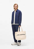 EXTRA LARGE LOGO - Tote bag - natural