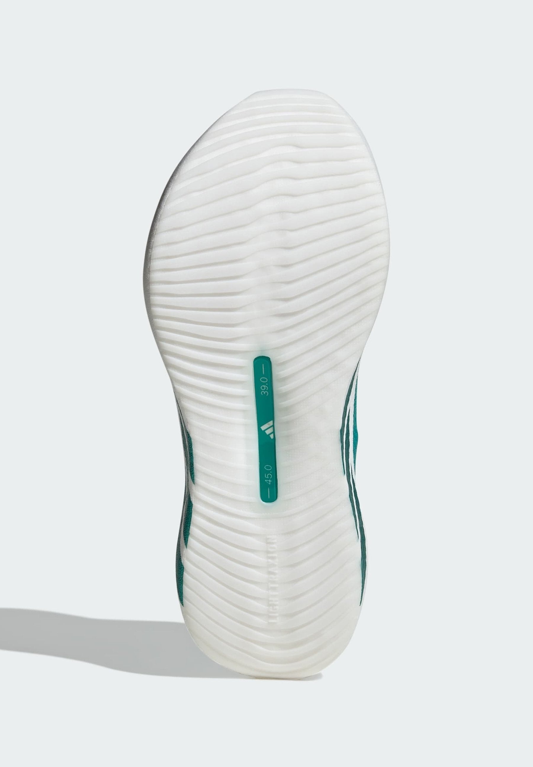 HYPERBOOST EDGE - Road running shoes - cloud white   equipment green    metalic