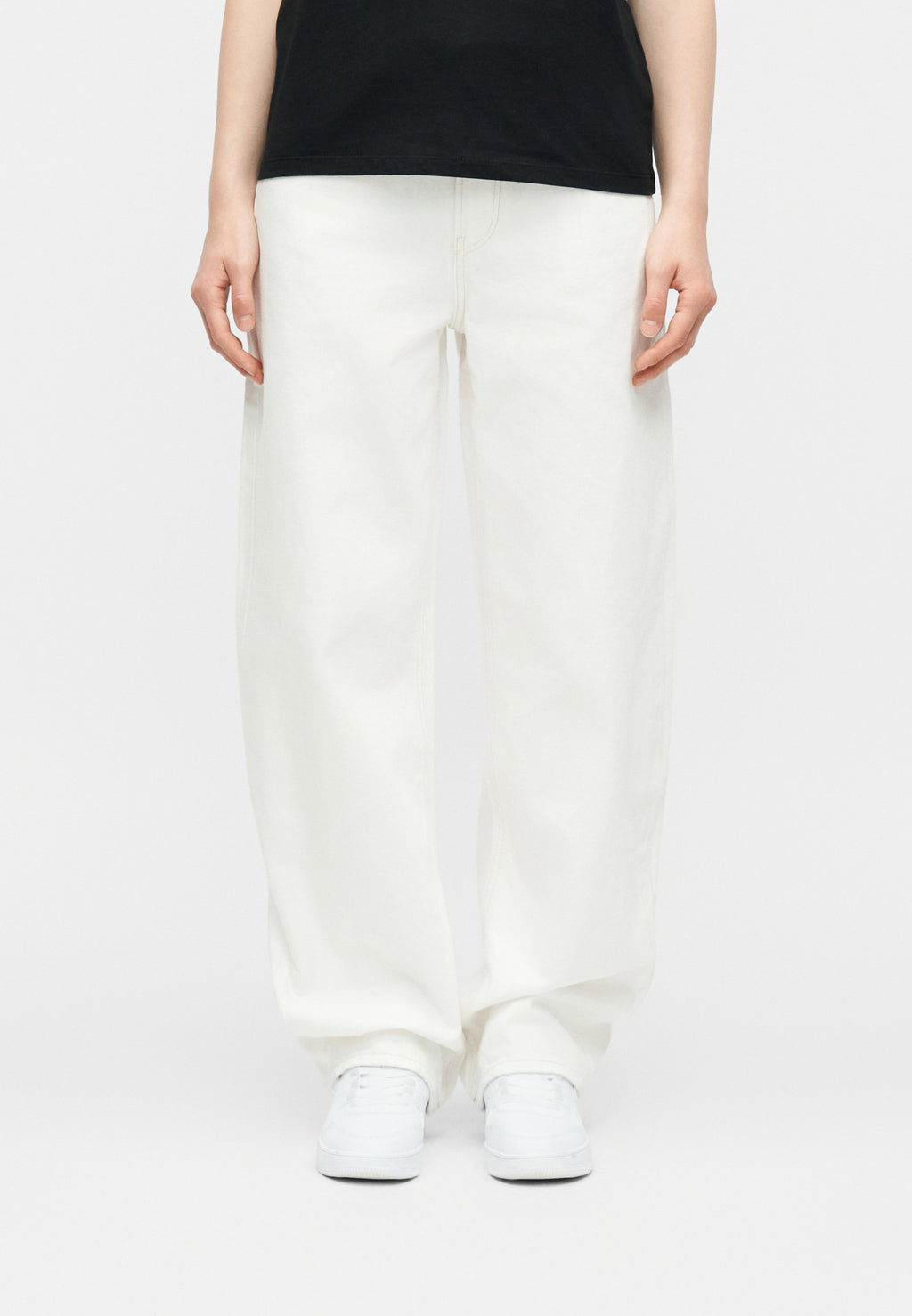 BARREL  - Baggy Jeans - chalk white