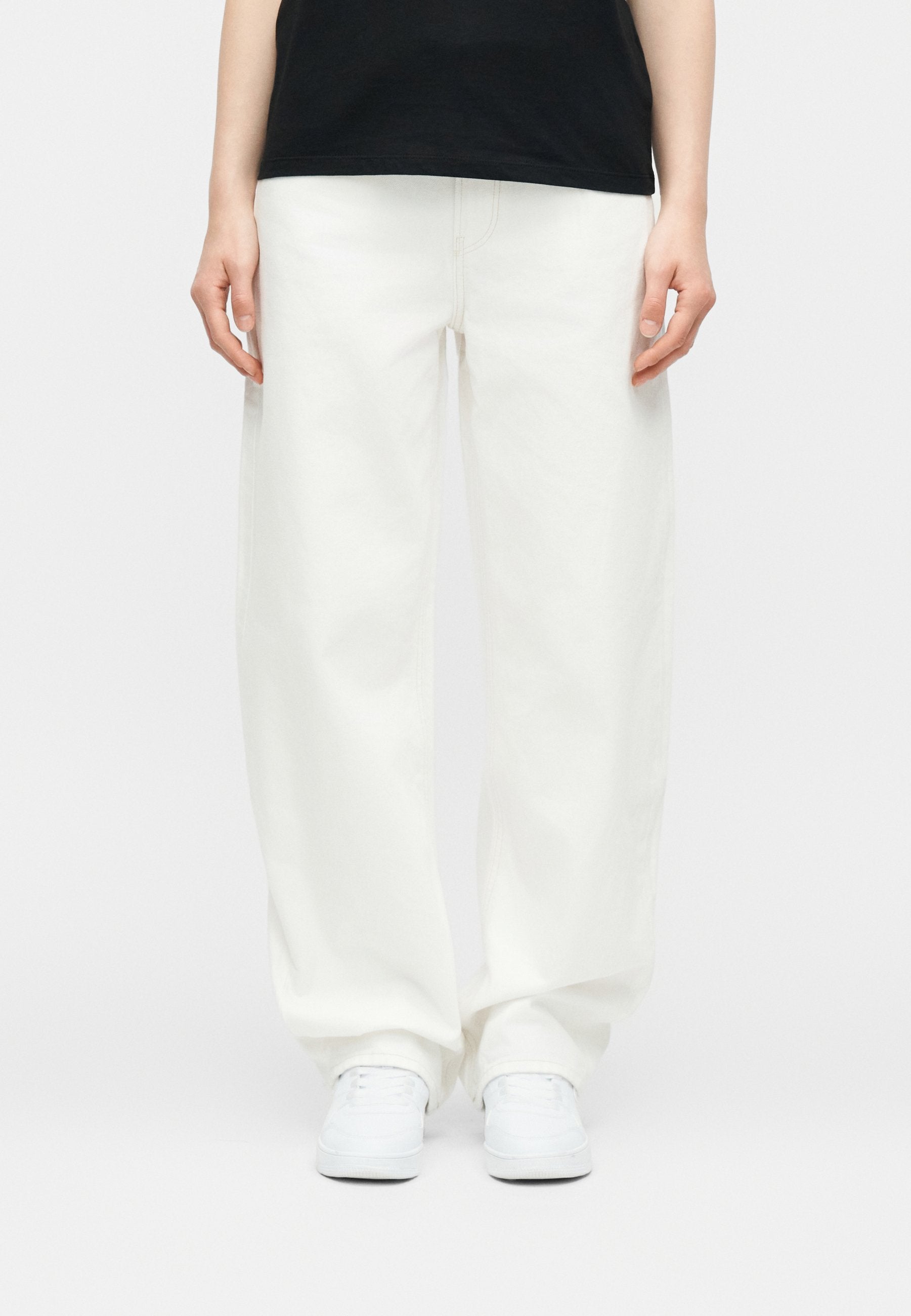 BARREL  - Baggy Jeans - chalk white