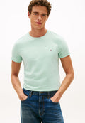 SLIM FIT TEE CORE ESSENTIALS - Basic T-shirt - crushed mint