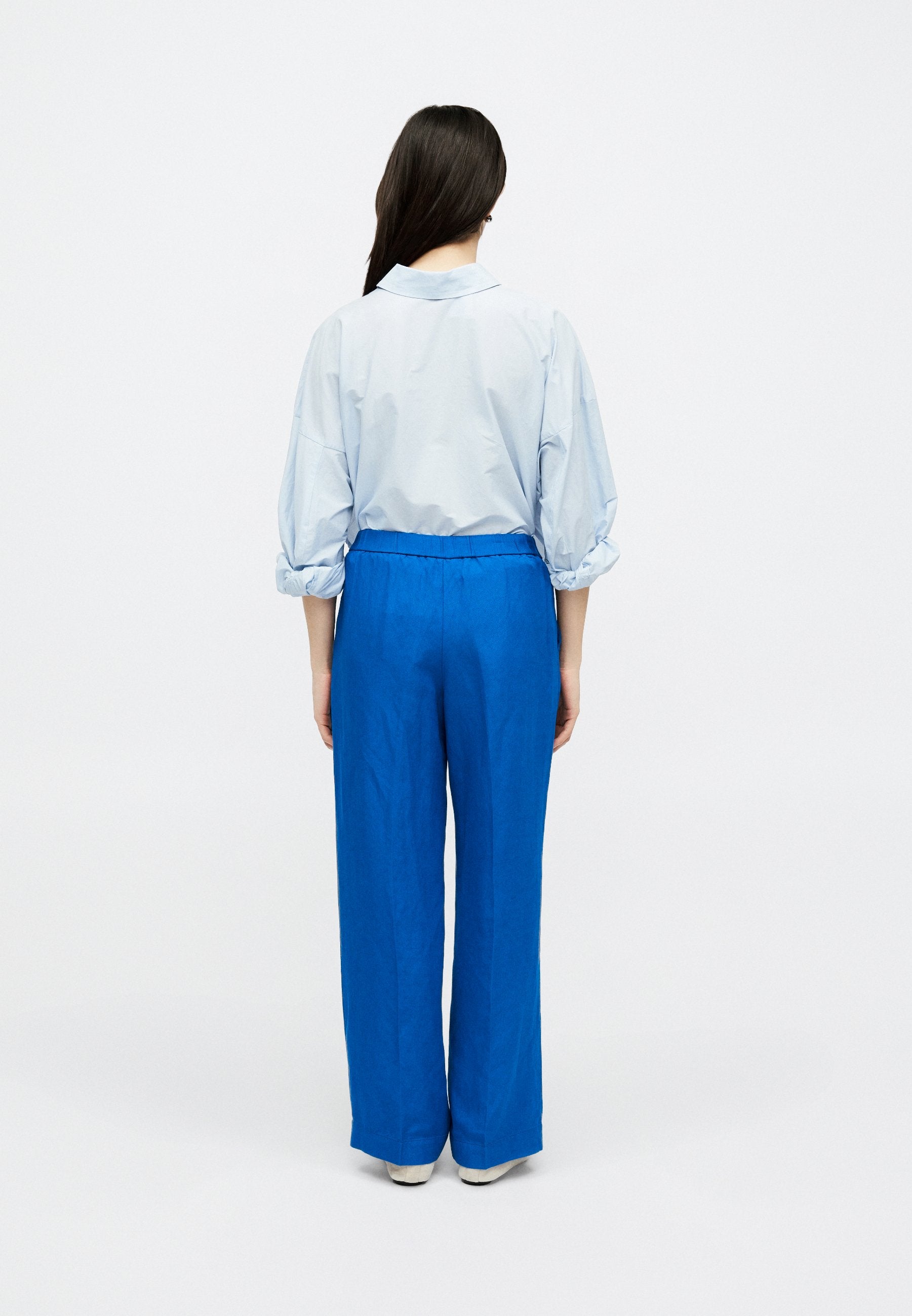 BLEND PULL ON PANTS - Trousers - royal blue