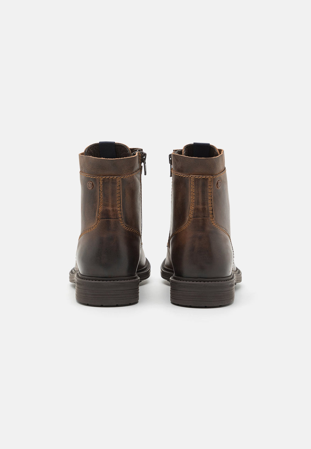 JFWDELANEY BOOT - Lace-up ankle boots - cognac